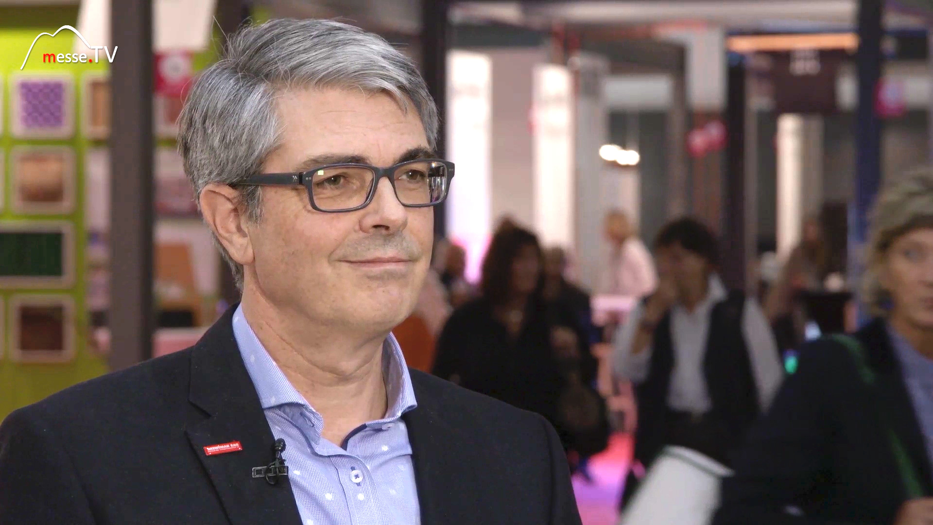 Trade fair TV interview Dieter Dohr Chairman of the Management Board GHM