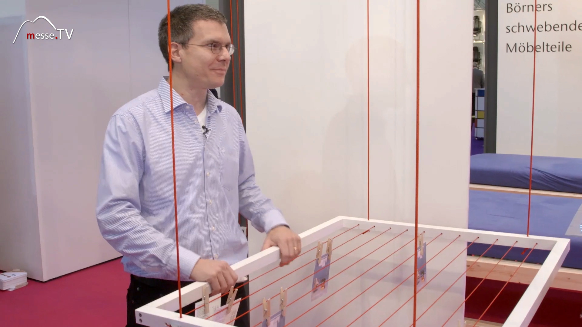 Trade fair TV interview Samuel Kutter Hangbird