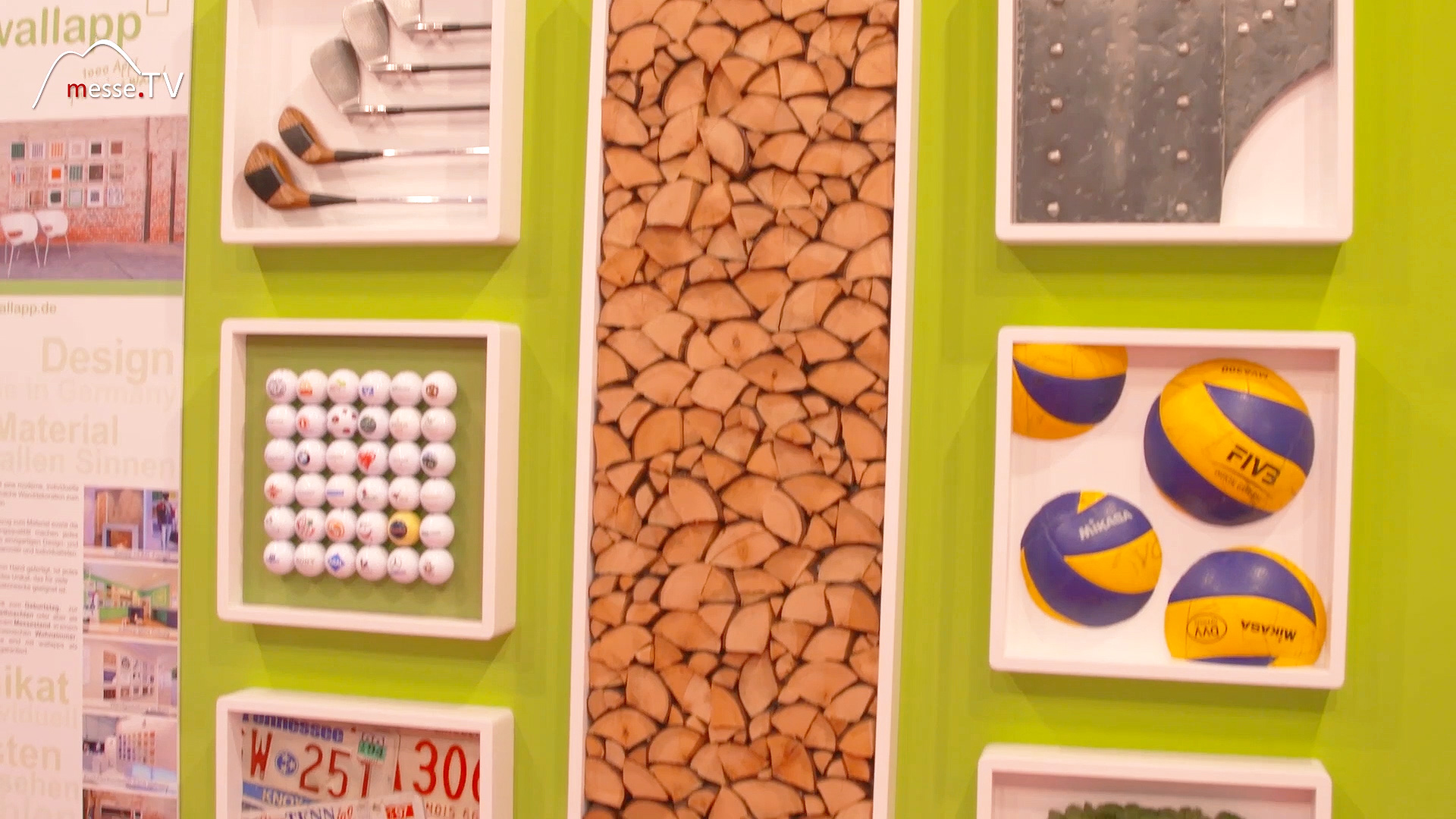 Wall decoration Wallapp Home and Craft Fair Munich