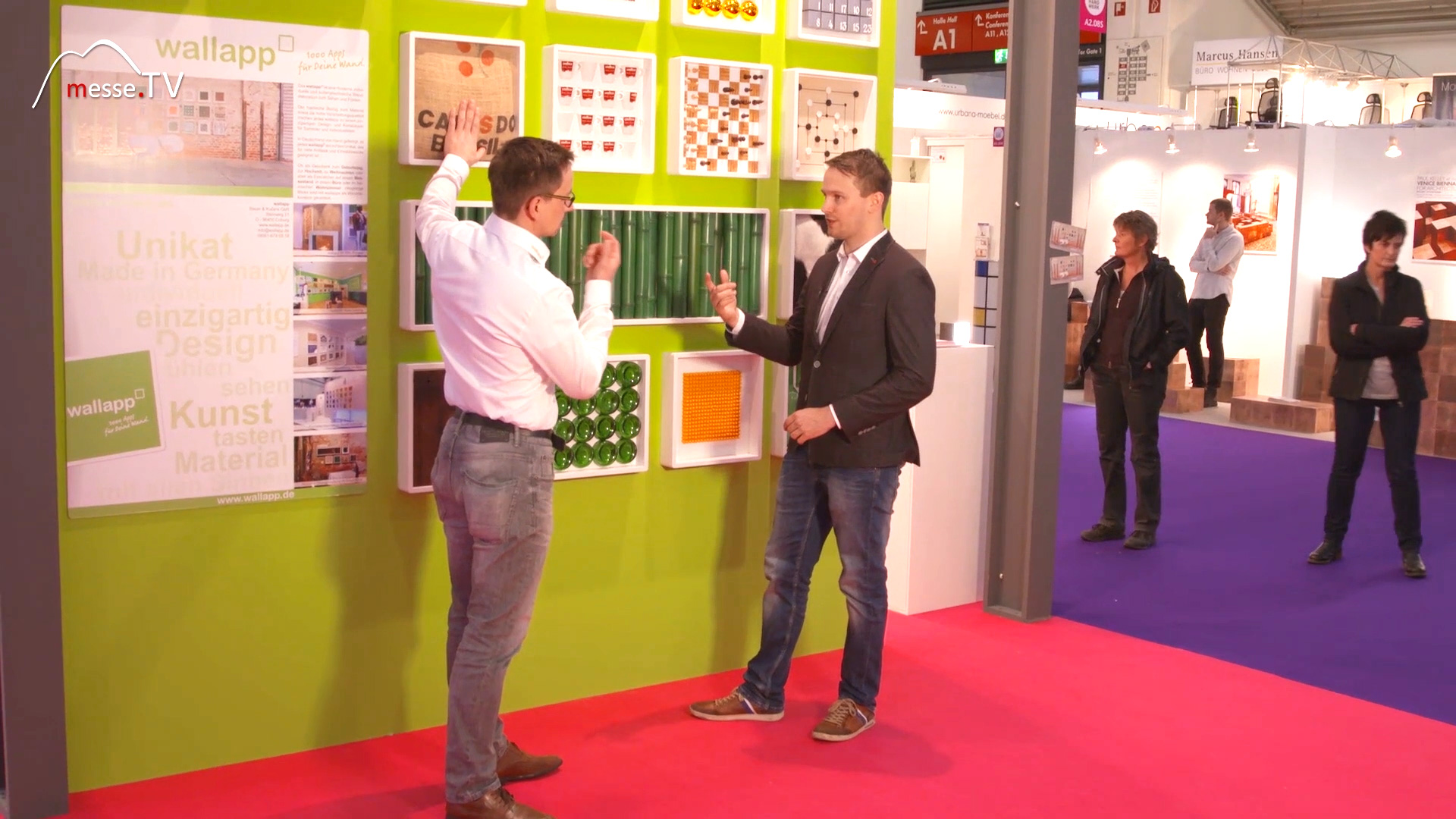 Wallapp wall decoration Home Crafts Trade Fair Munich