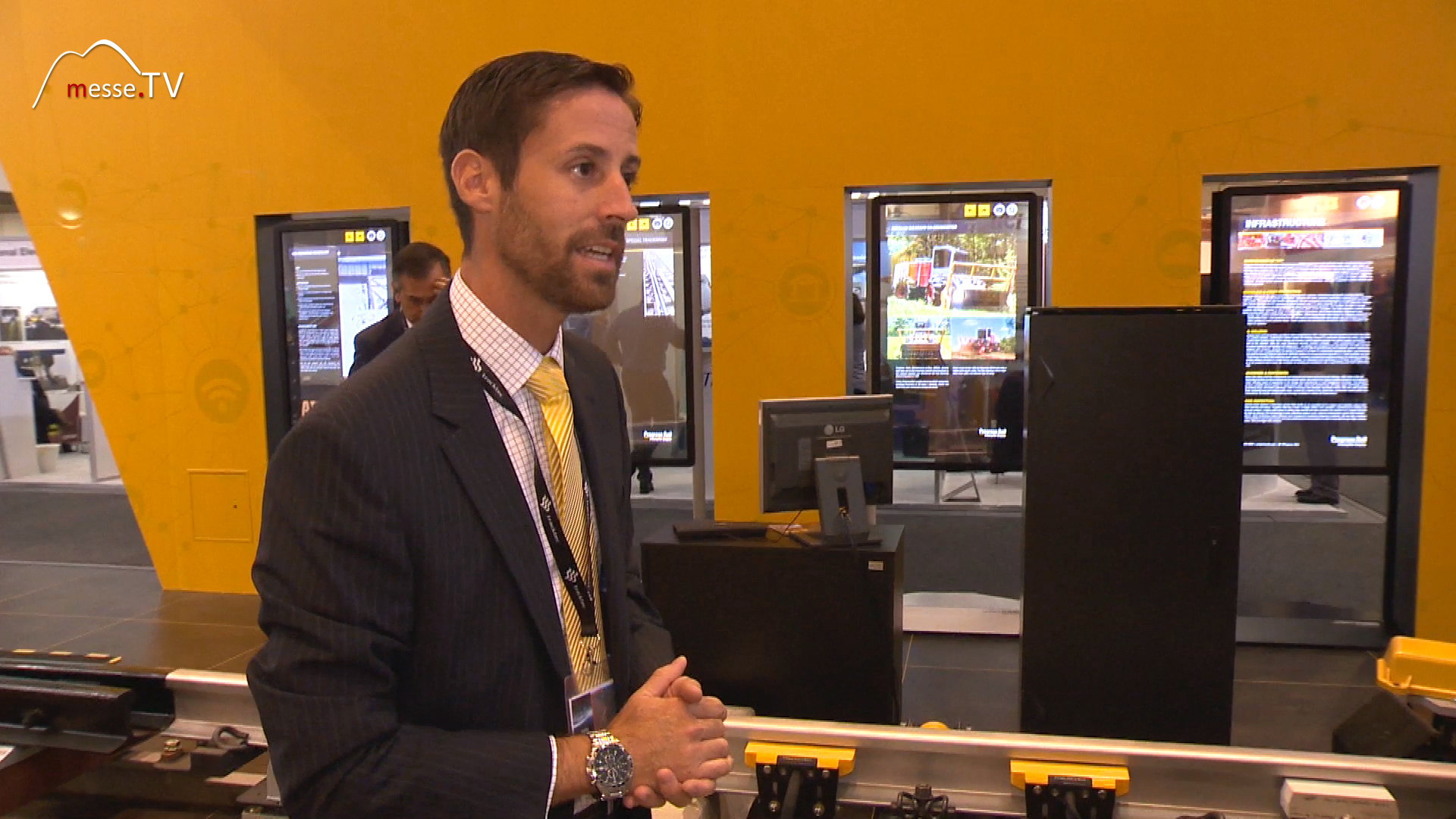 MesseTV Interview Christoph Kuerschner Business Unit Manager Progress Rail Caterpillar