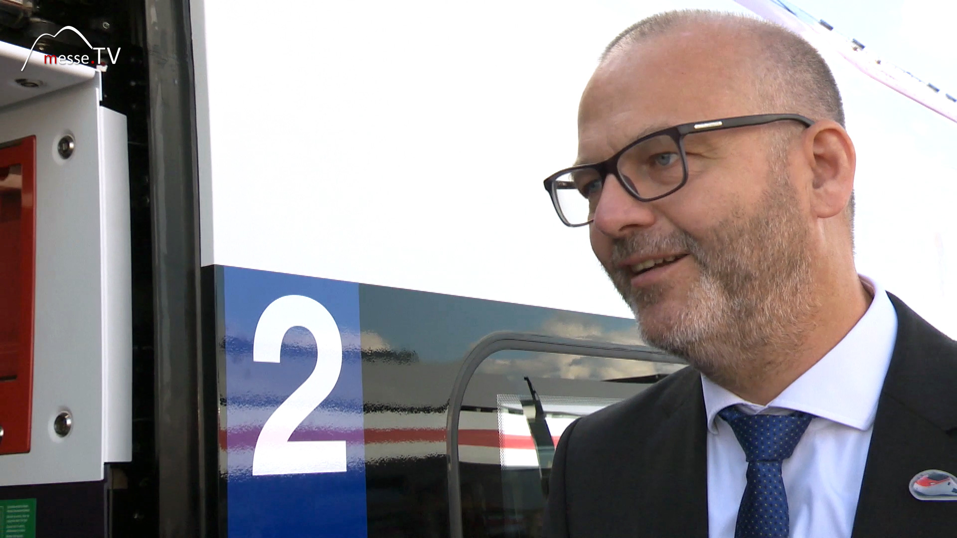 MesseTV Interview Stadler Trains Thomas Legler