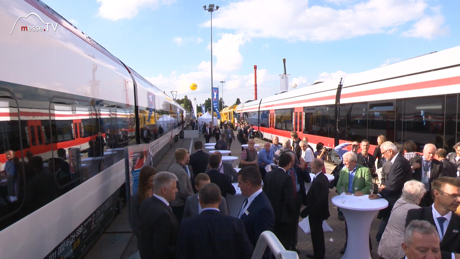 Trade fair appearance Stadler trains special feature of the EC250 high speed train