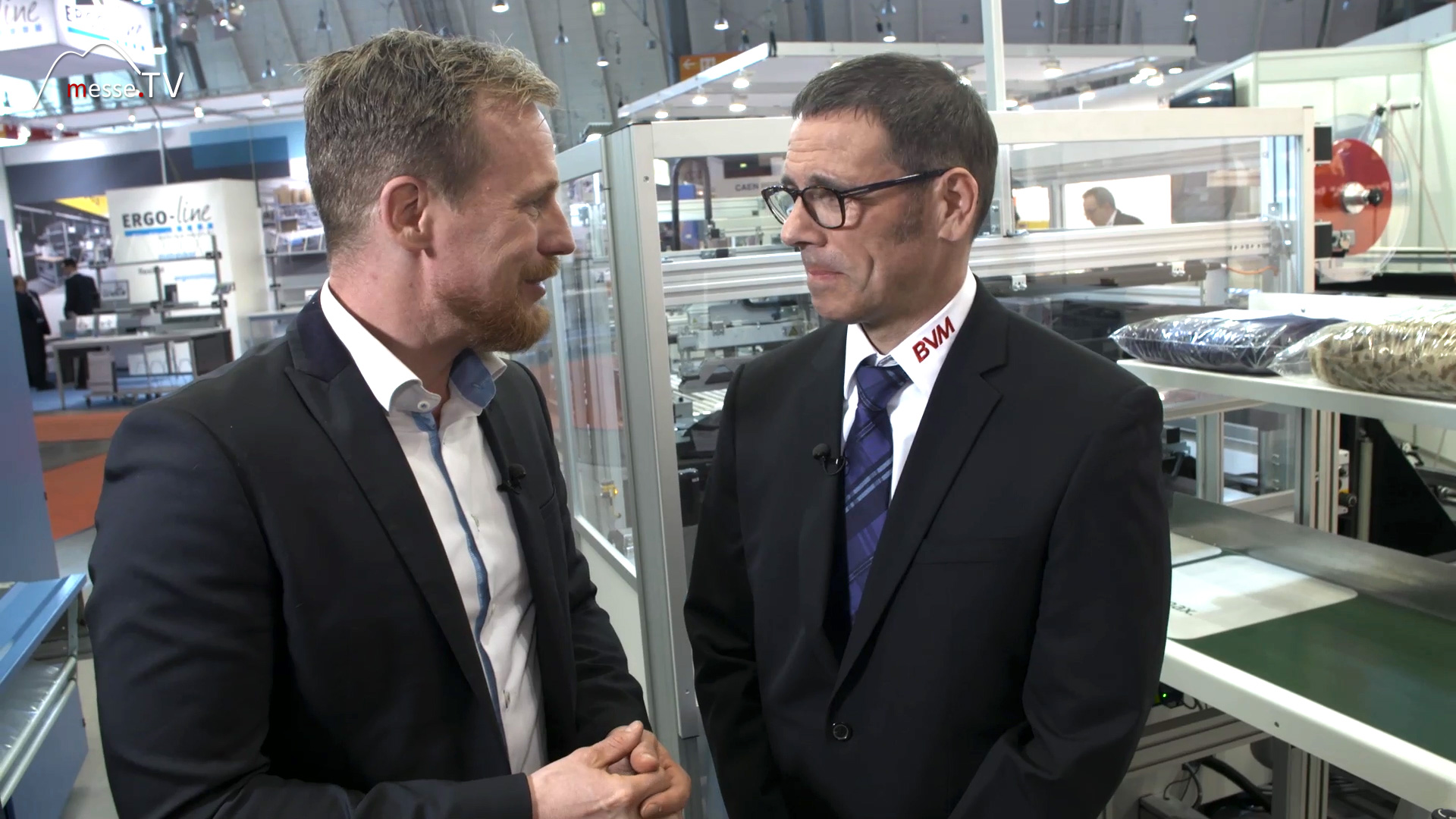 Packaging machines BVM Brunner talk at the fairTV on the