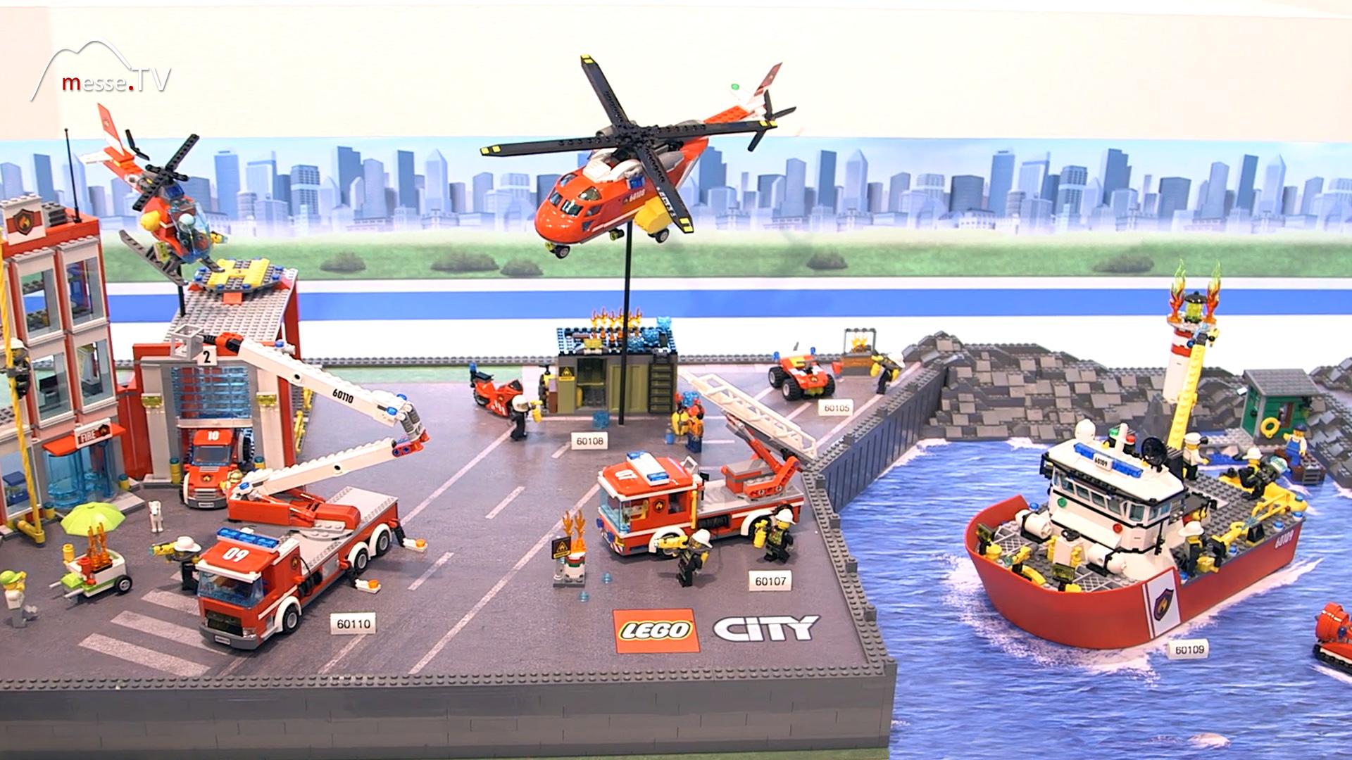 Fire brigade fighting force LEGO