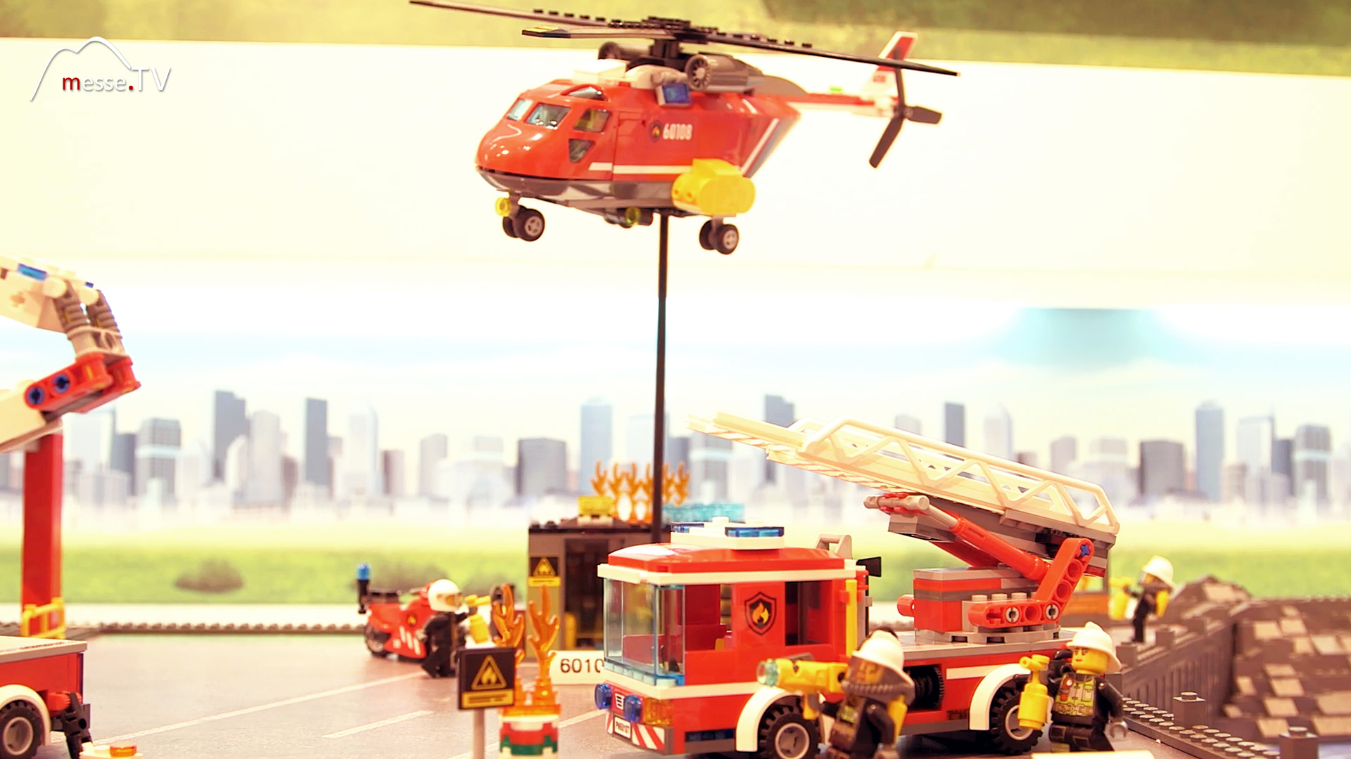 Fire brigade helicopter LEGO