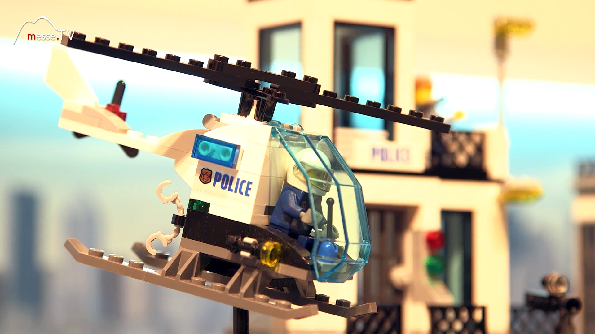 Police helicopter from LEGO