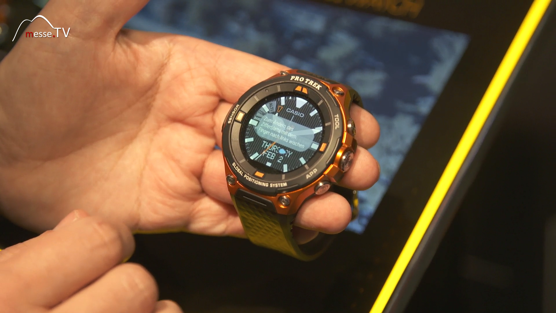 CASIO PRO TREK digital smartwatch