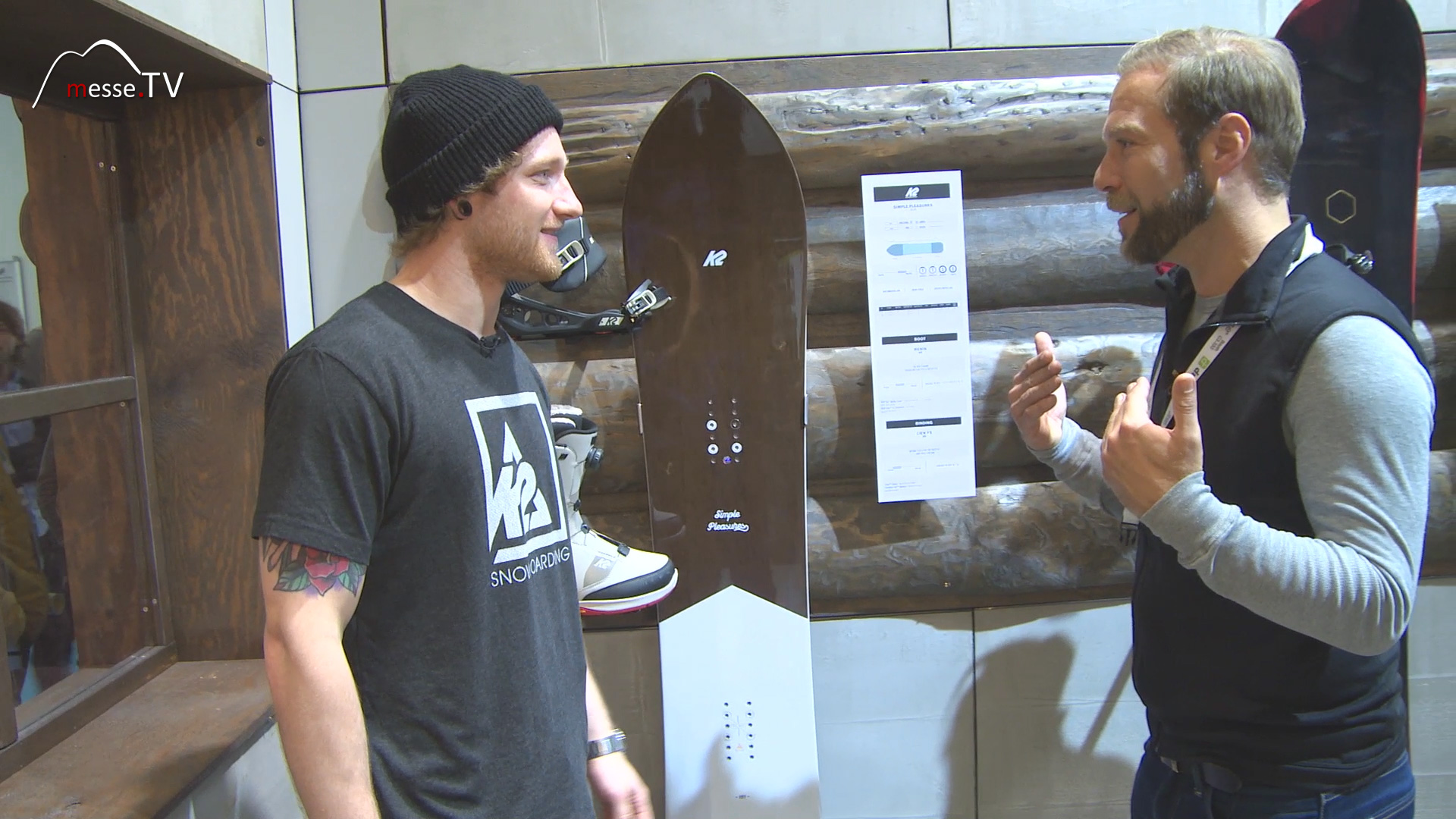 K2 Snowboard sintered base Ispo Munich trade fair