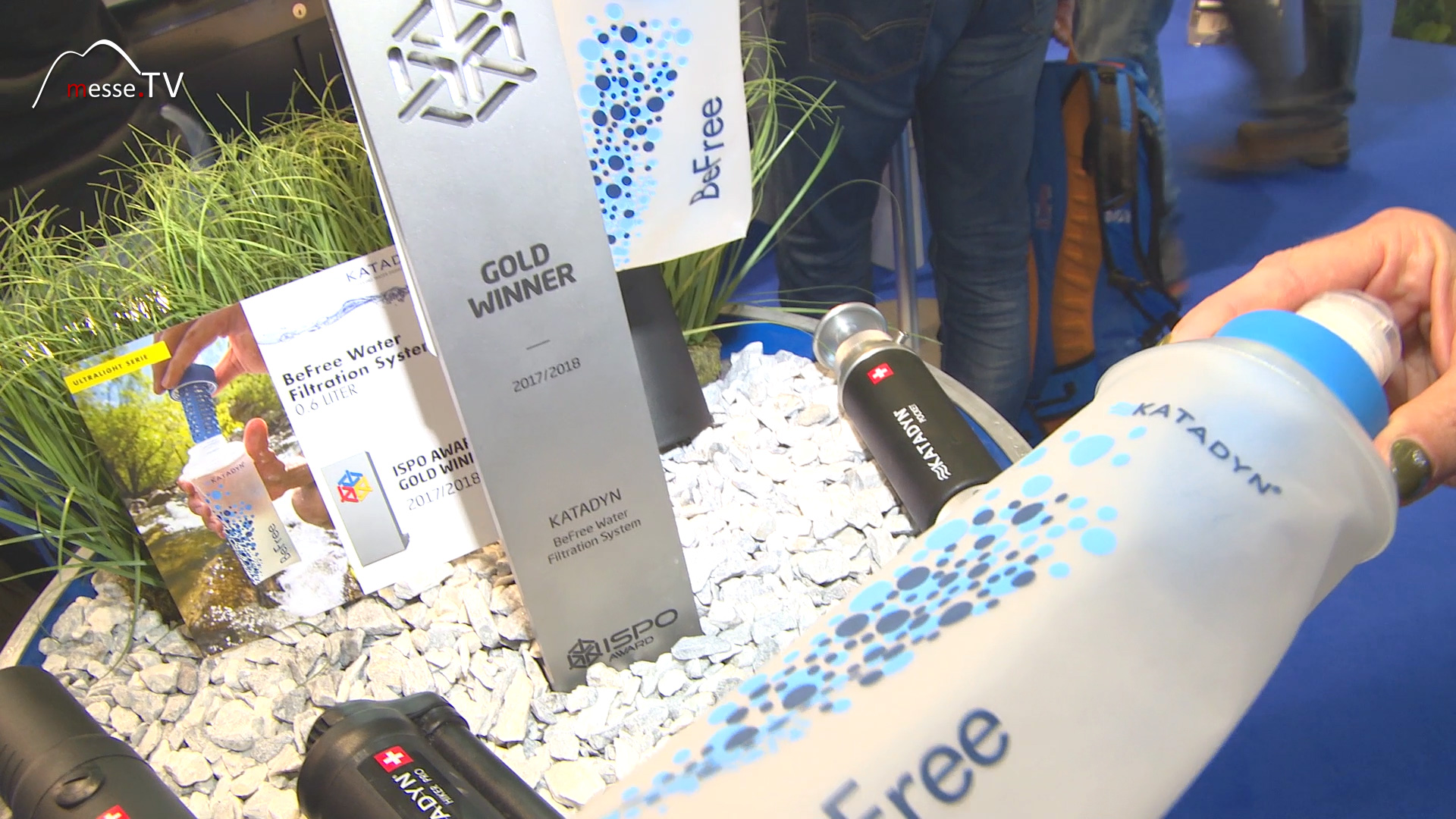 Katadyn water filtering drinking water on the go BeFree Ispo 2017