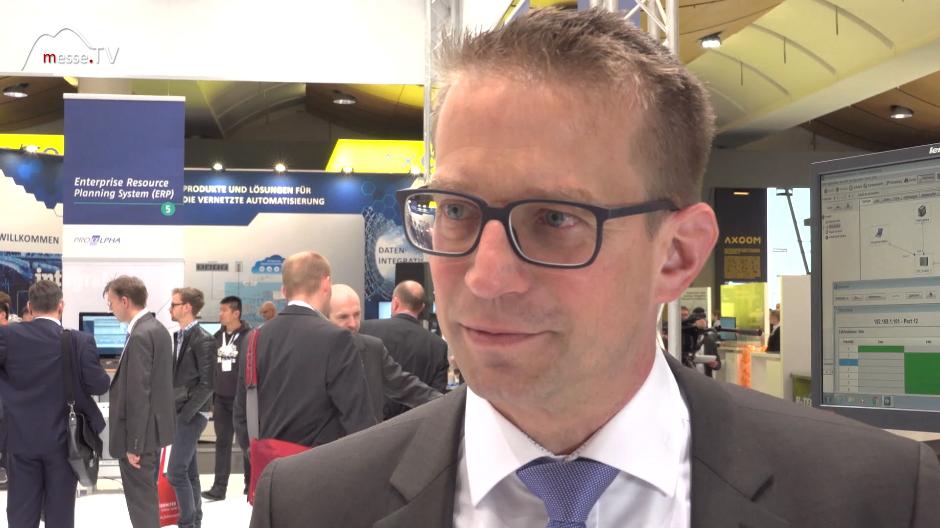 MesseTV Interview Thomas Buerger Bosch Rexroth Hannover Fair