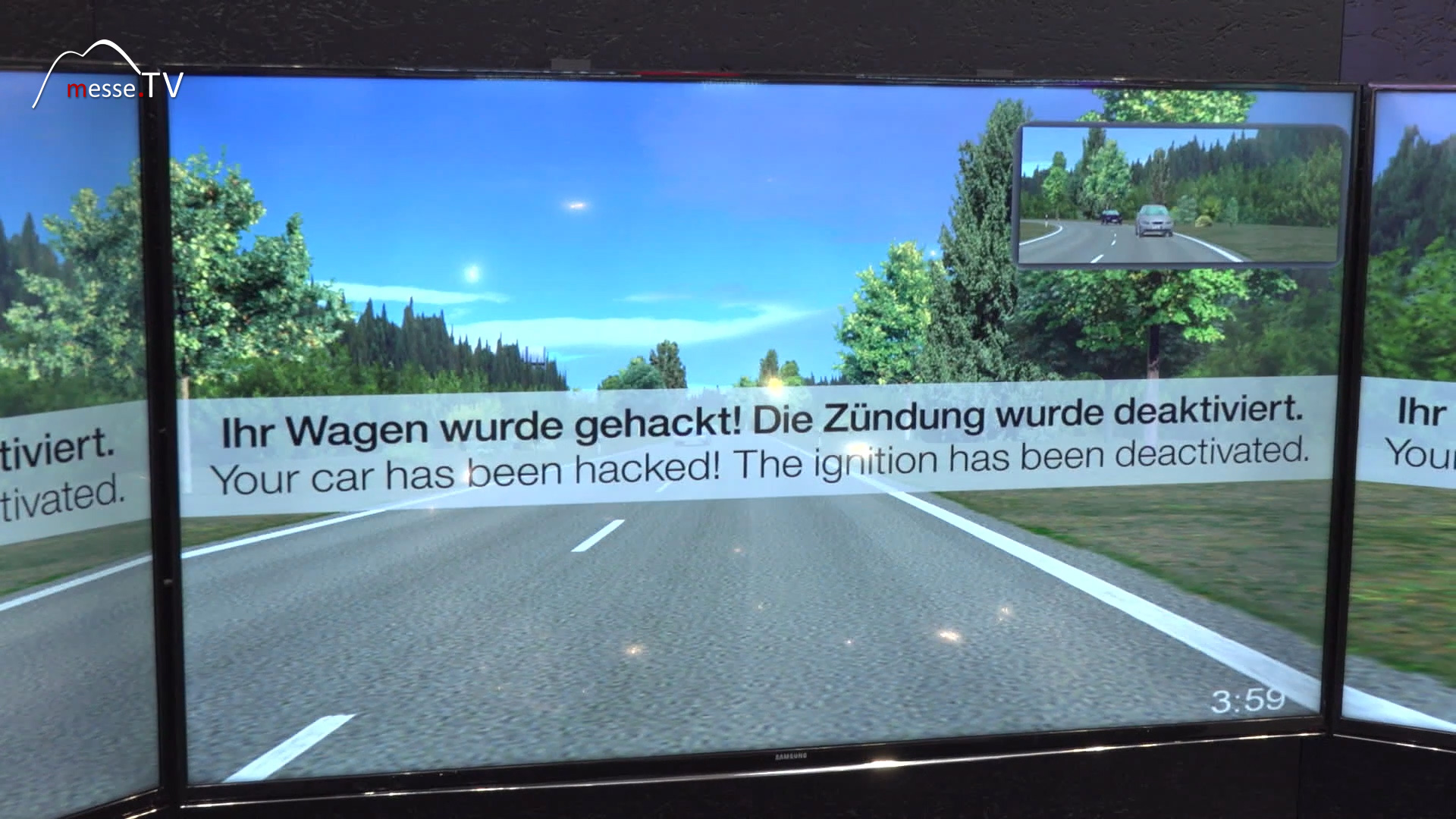 Vehicle Electronics Hack Attack Simulation IBM Hannover Fair