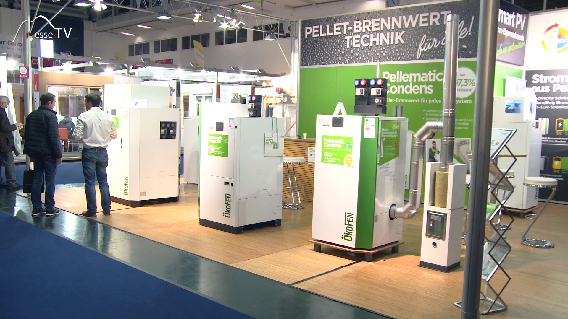 Pellet heating systems exhibition stand Oekofen Home Crafts