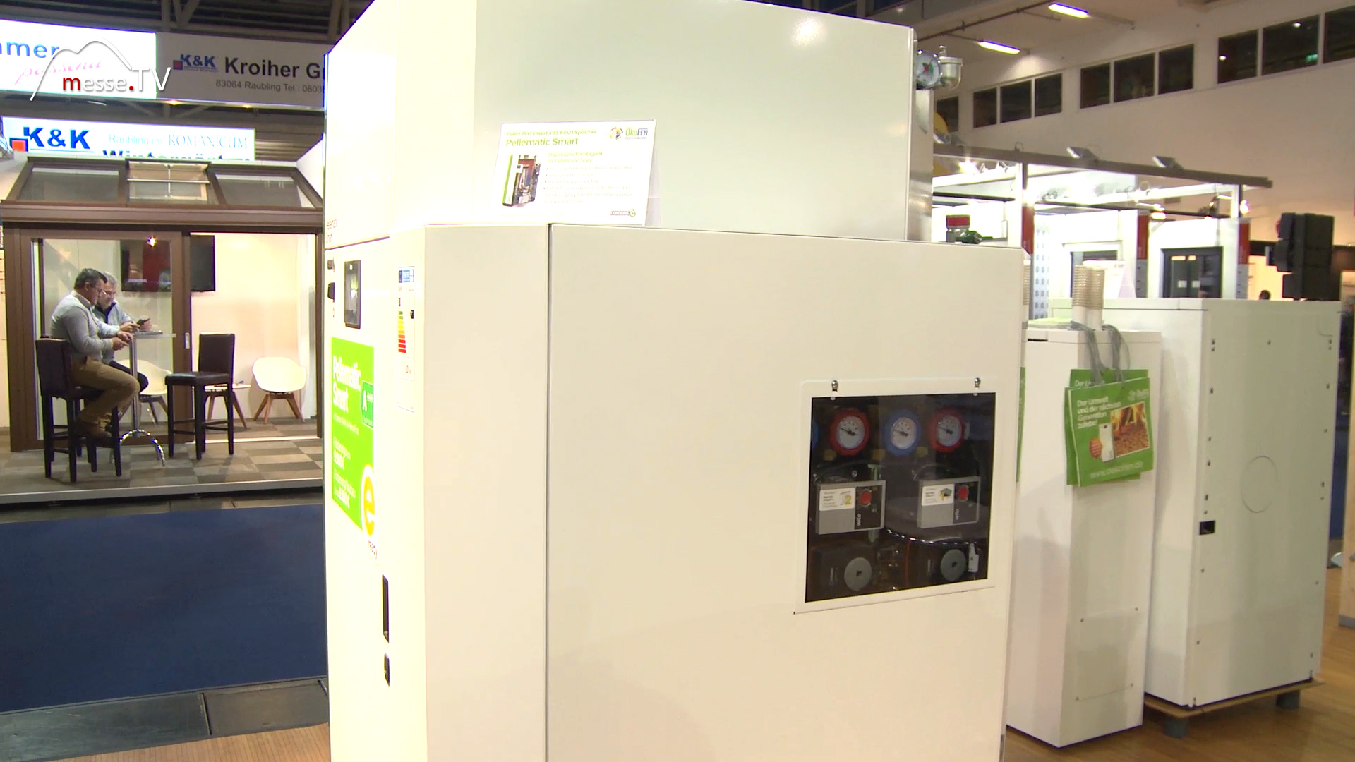 Smart pellet heating Oekofen