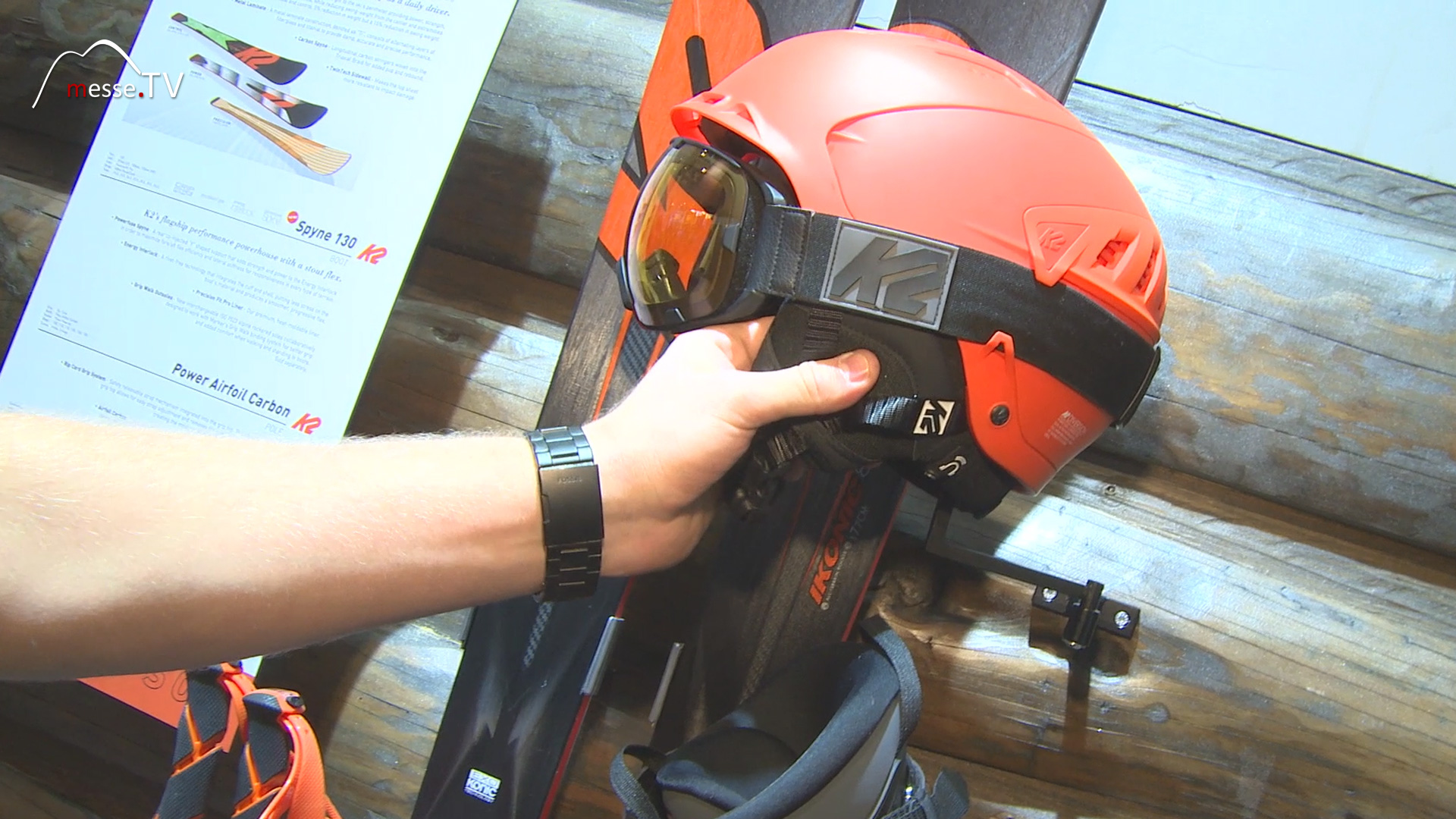 Diversion helmet speaker K2 skis Ispo 2017