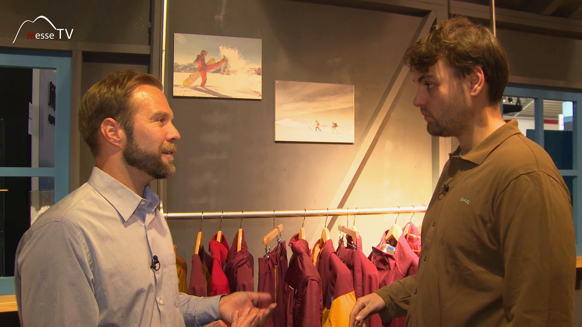 MesseTV Interview Pyua winter clothing sustainable recycling