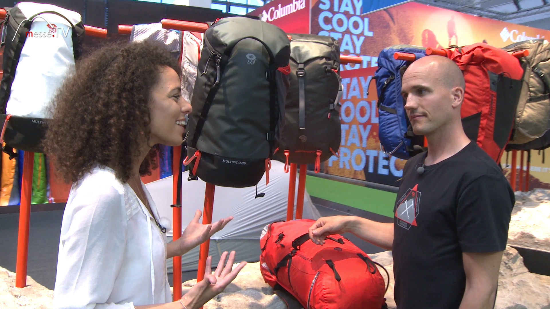 Climbing Backpack Multipitch25 Mountain Hardwear MesseTV Interview