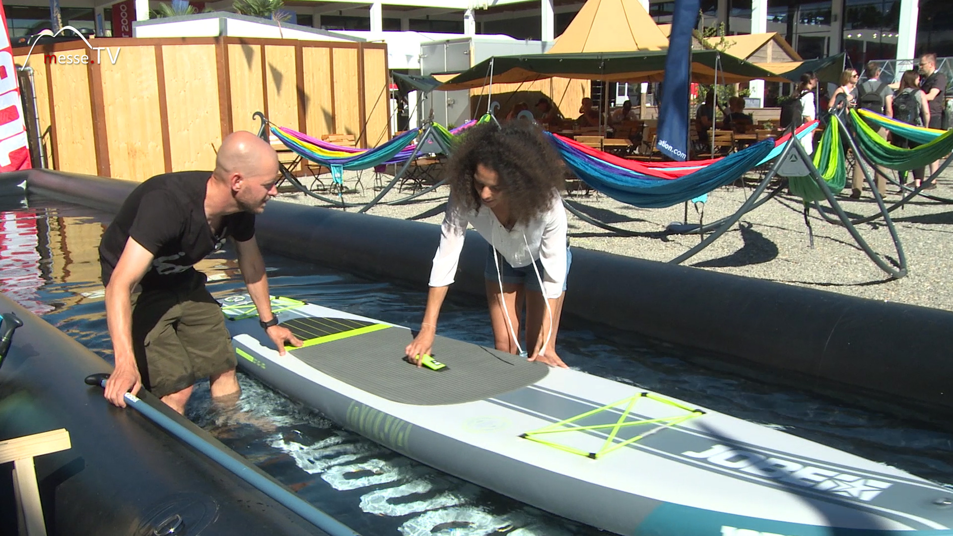 Stand up Paddling Board Jobe inflatable Fair Friedrichshafen