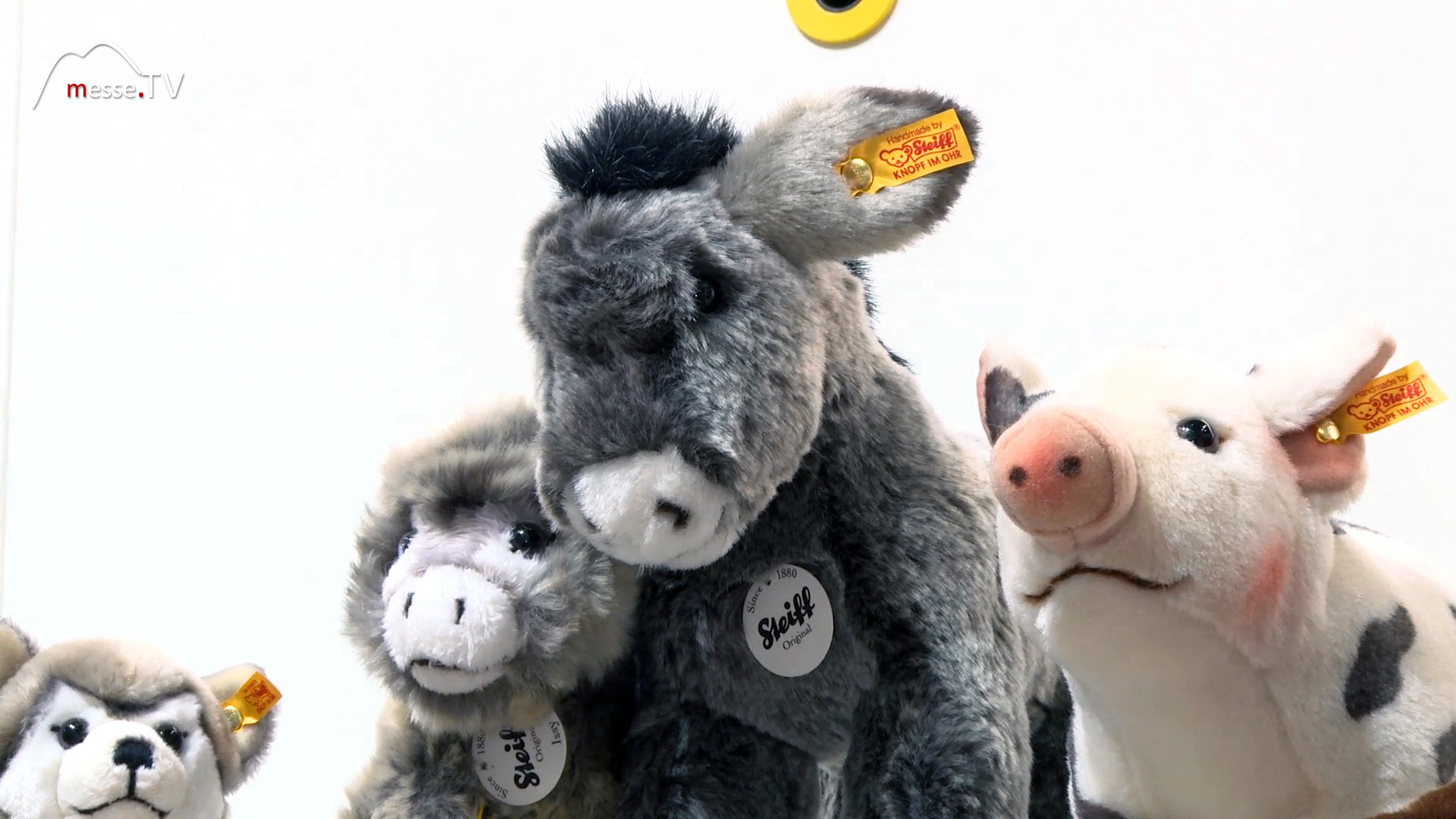 Cuddly toy donkey pig Steiff