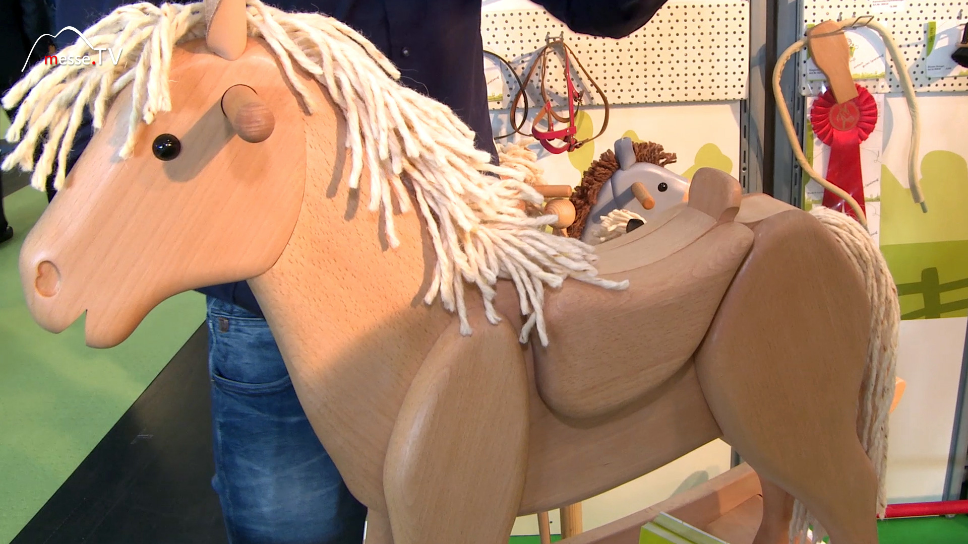 Jolly Popcorn wooden rocking horse Helga Kreft