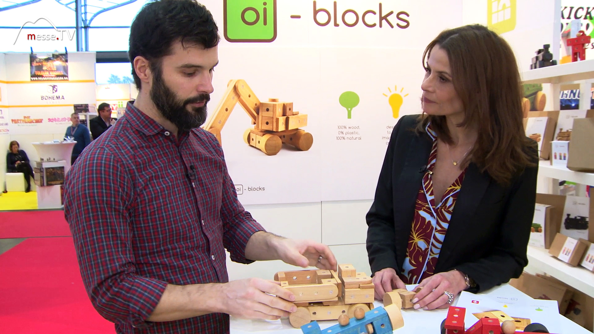 MesseTV Contribution oi blocks wooden toys Switzerland Klaus Ehrmann