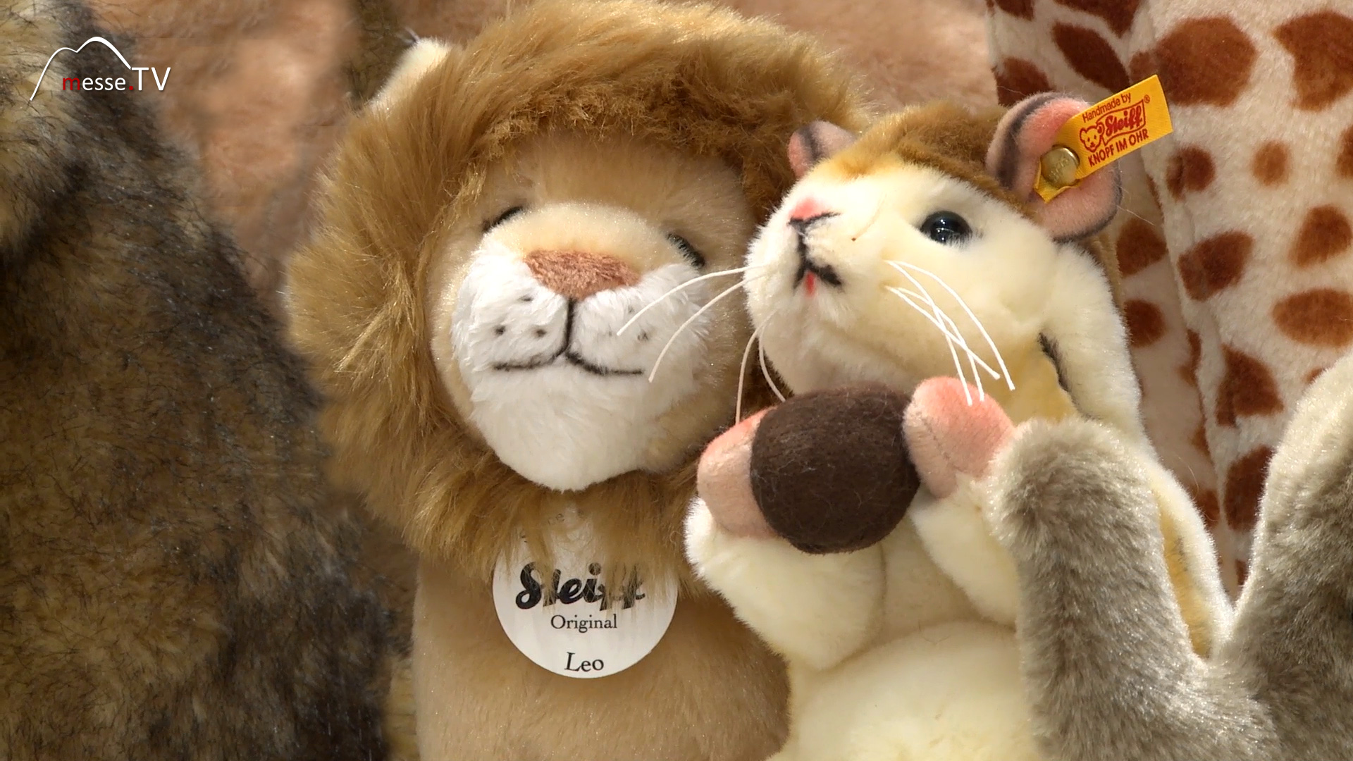 cuddly toy lion squirrel Steiff