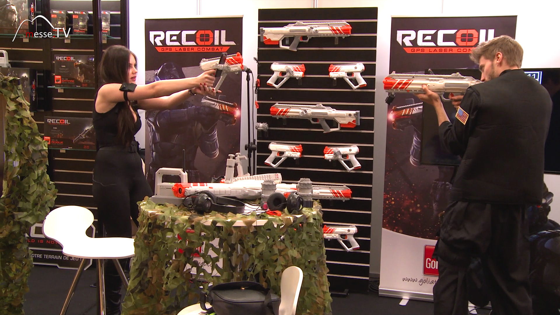 Goliath shooting game recoil Spielwarenmesse 2018 Nuremberg fair