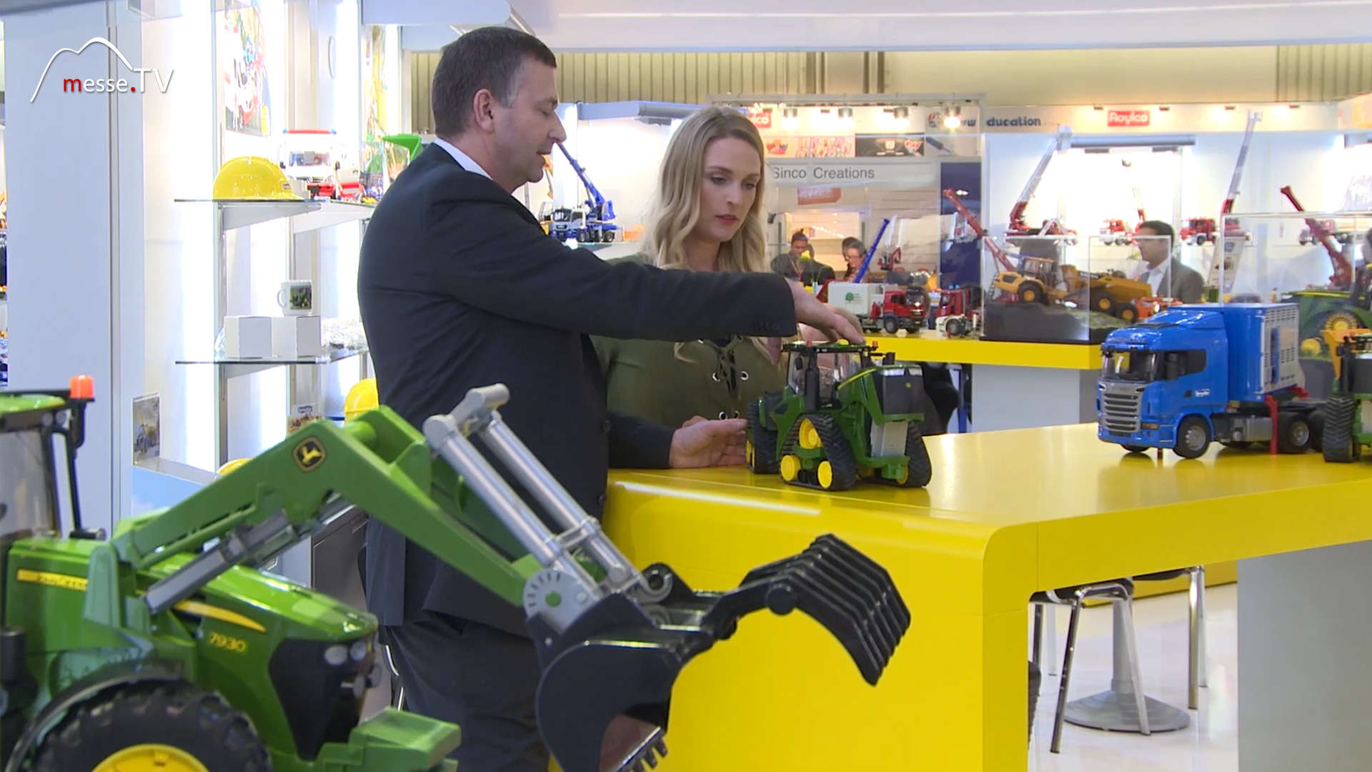 MesseTV interview Bruder agricultural machines Spielwarenmesse 2018