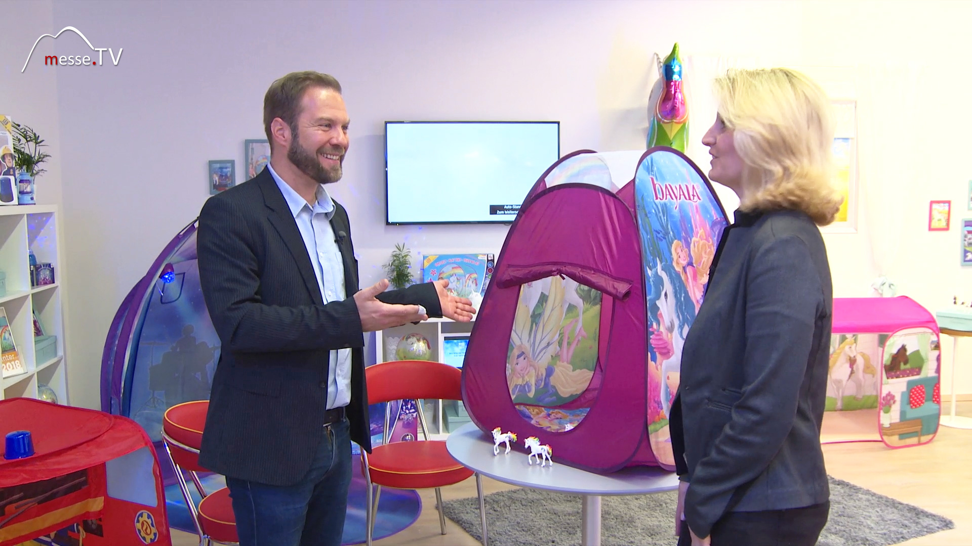 MesseTV interview John Toys Spielzelte Spielwarenmesse 2018