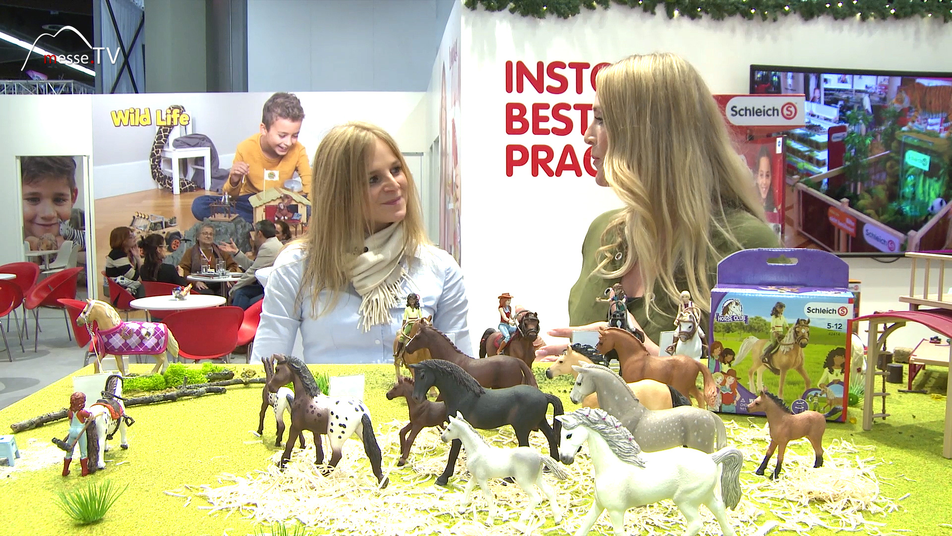 MesseTV interview Sarah Maria Niemeyer Schleich pawn in a game Spielwarenmesse 2018 Nuremberg