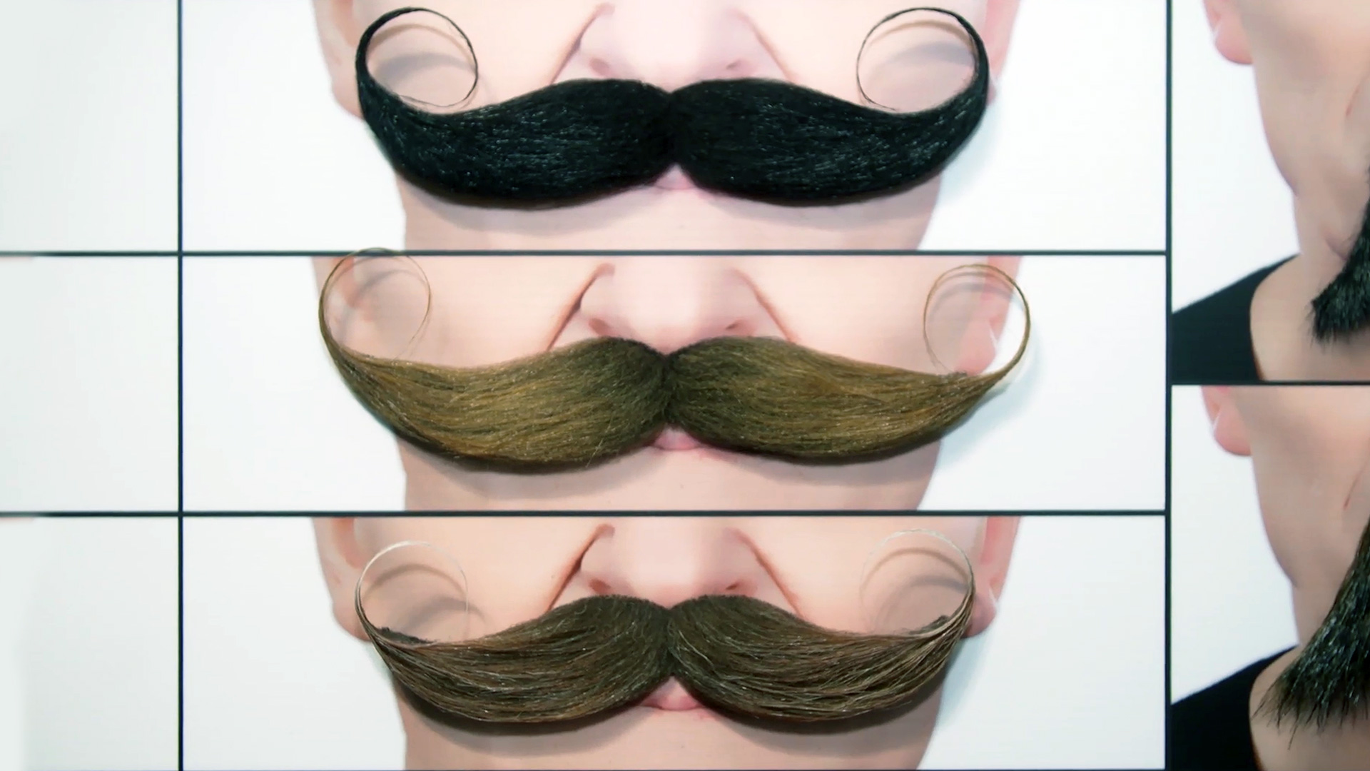 Mustaches male beard carnival costume