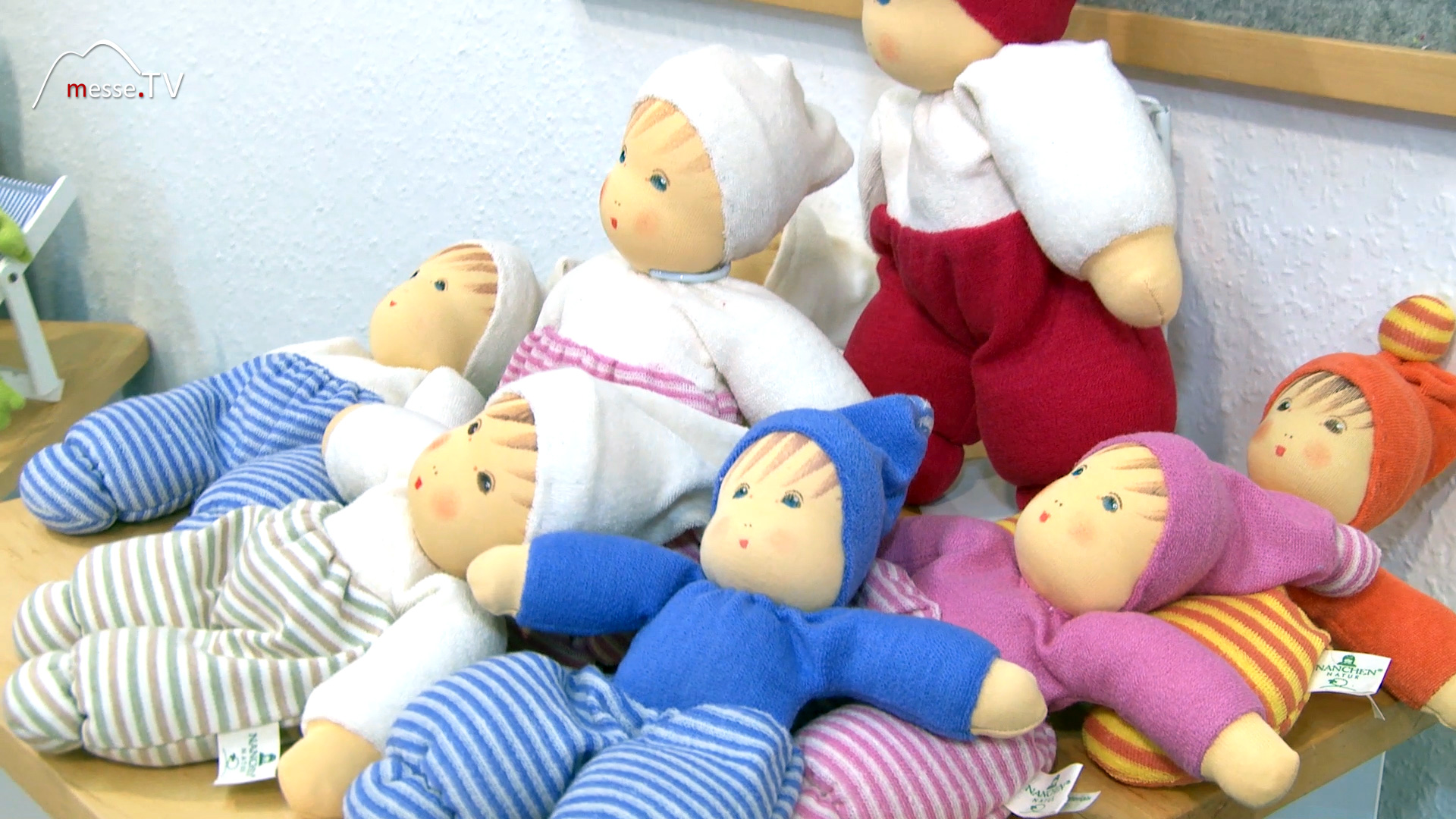 cuddly soft ecological fabric dolls Nanchen Natur