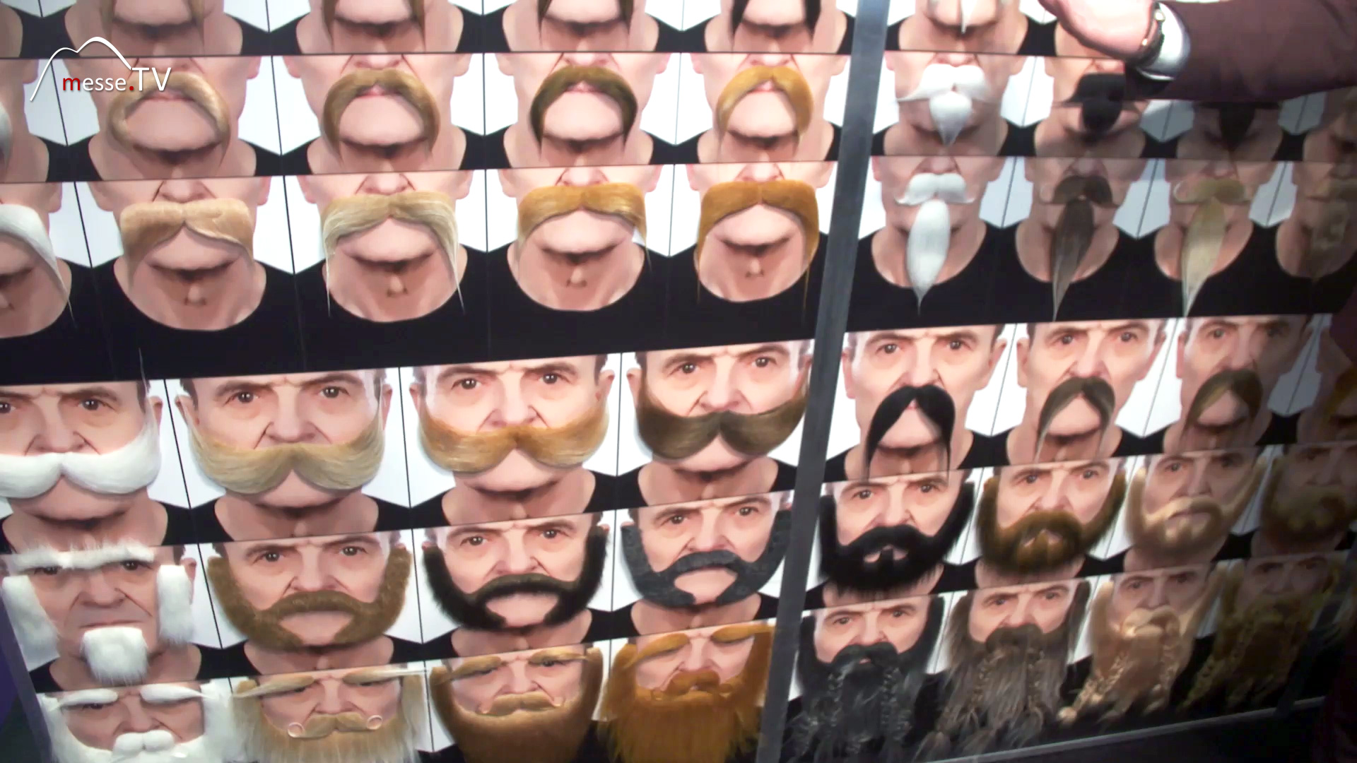fake beard all colors and shapes mustaches