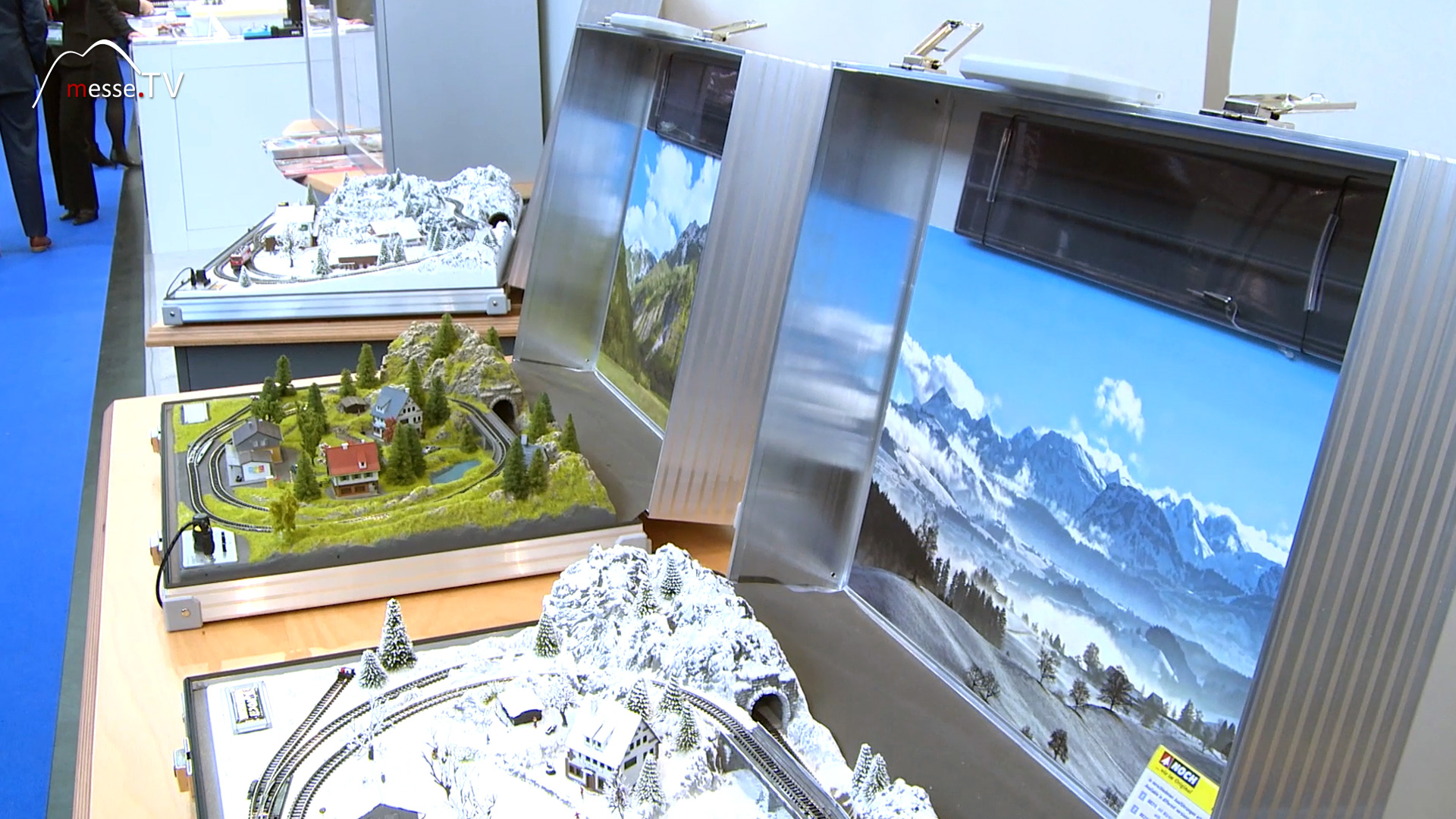 model railway in a case NOCH