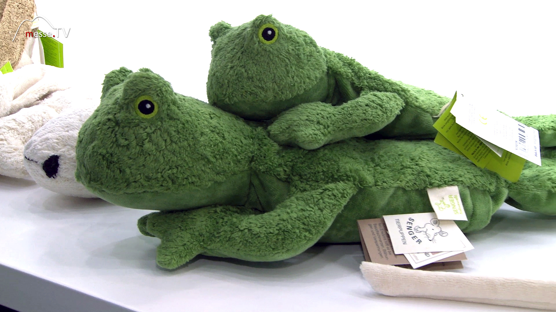 stuffed animals frogs ecological cotton Senger Naturwelt