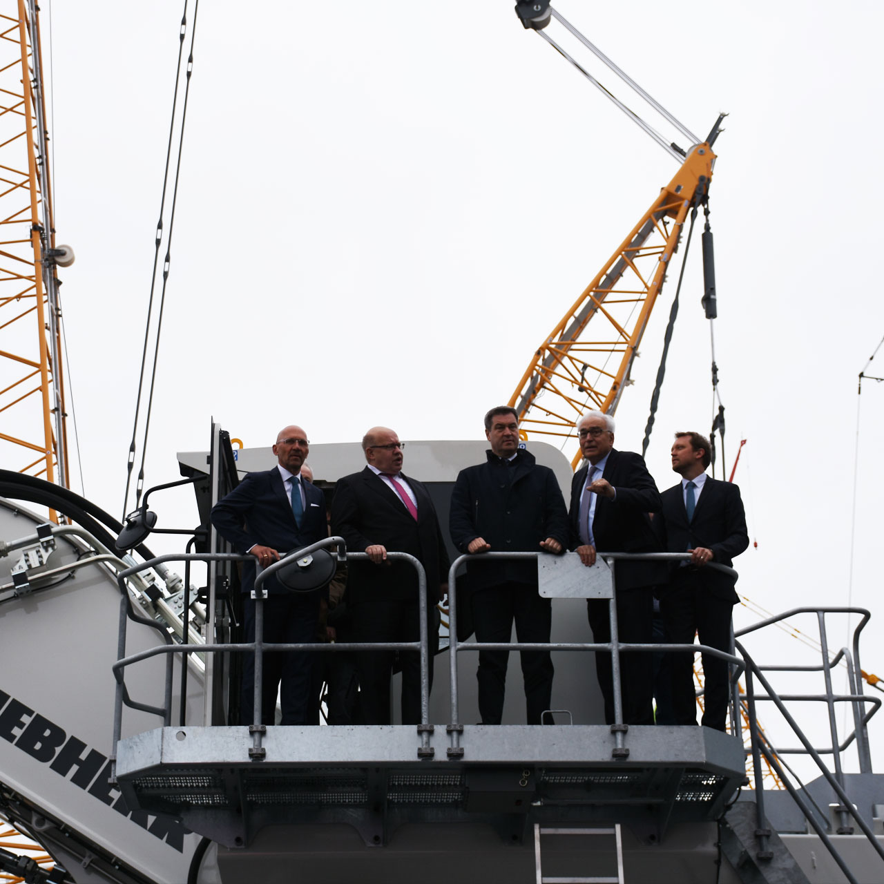 Klaus Dittrich Peter Altmaier Markus Soeder Liebherr Stephan Rummel bauma 2019