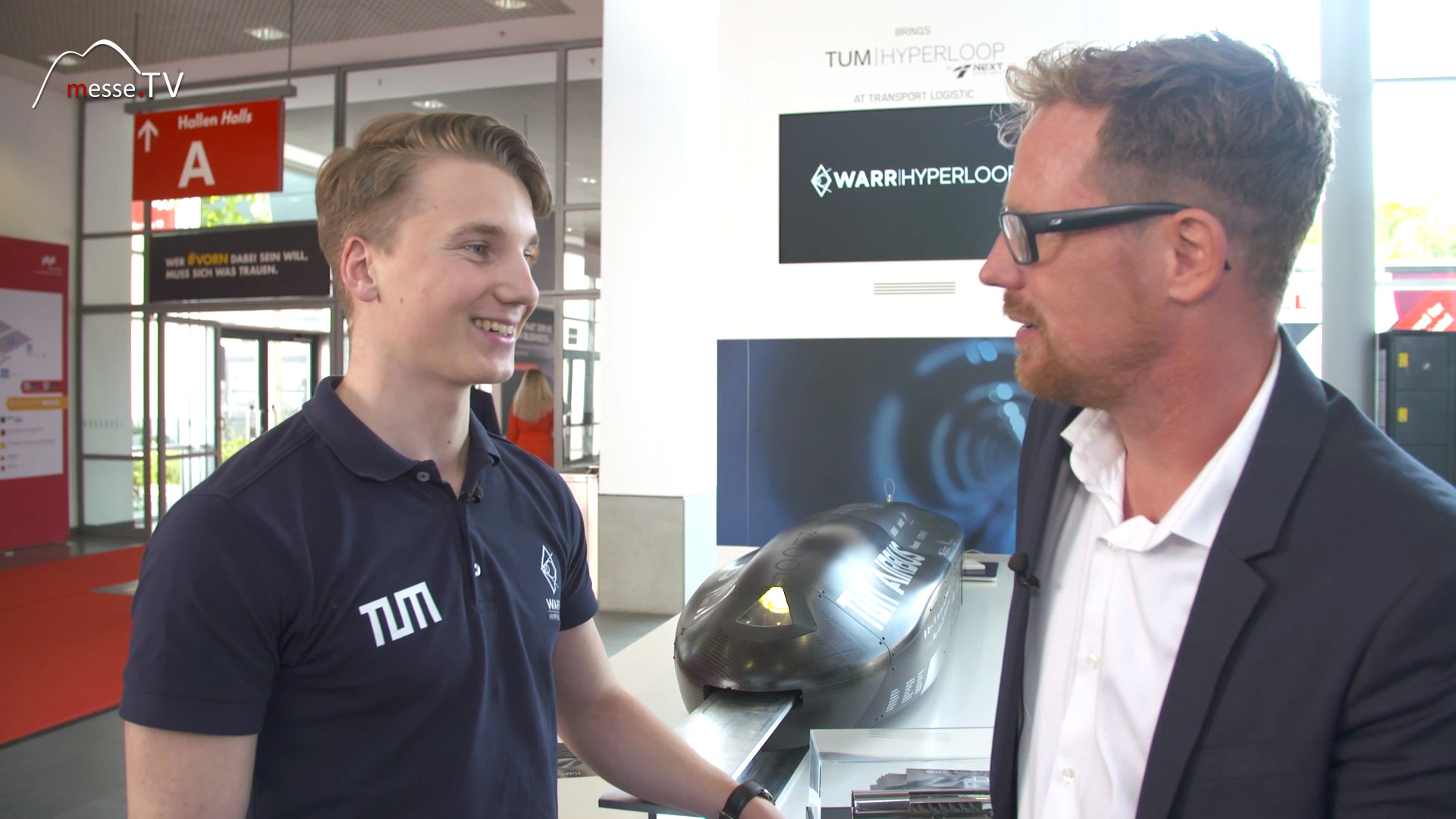 Interview MesseTV TUM NEXT Prototypes Hyperloop