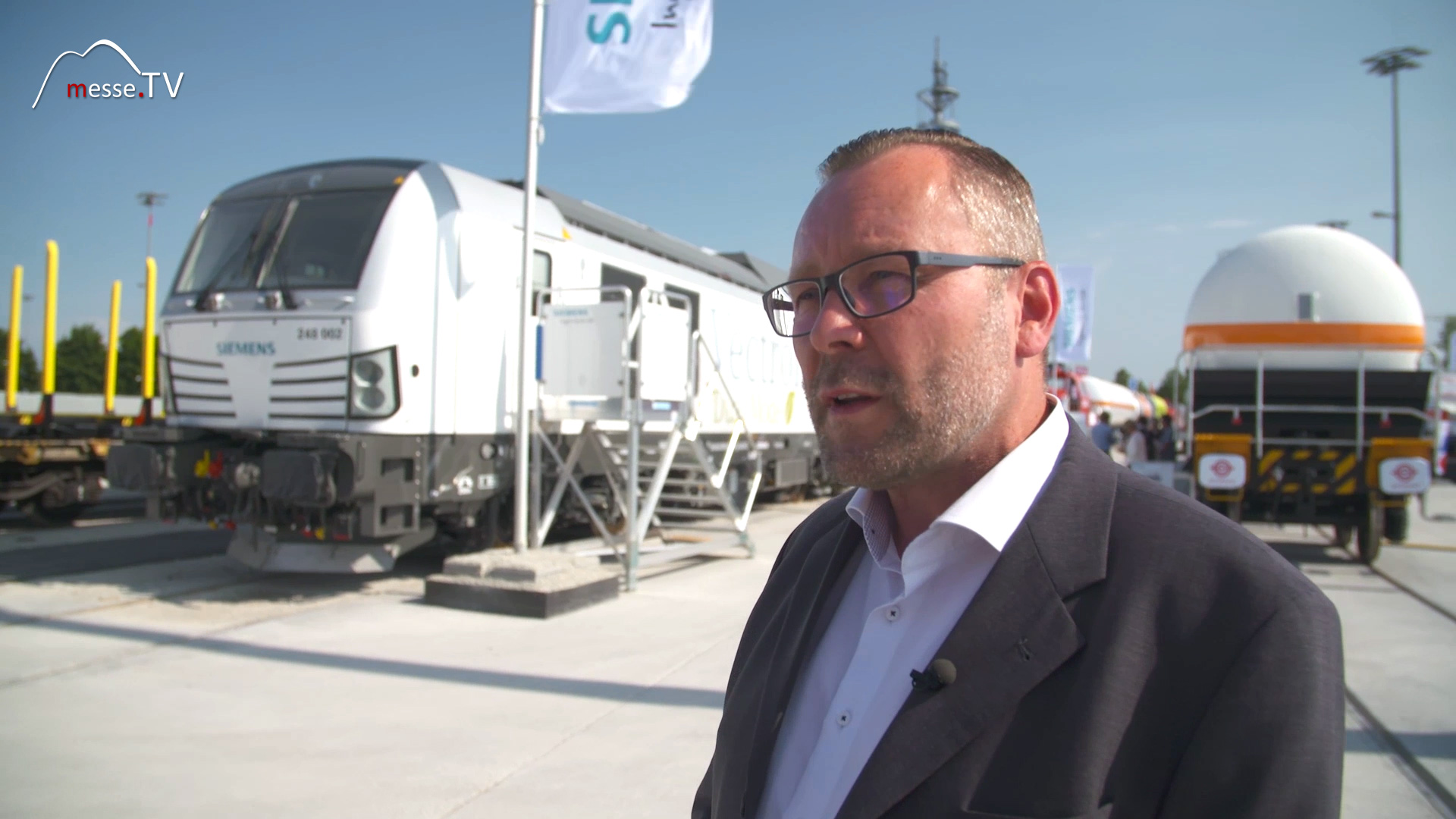 Jochen Emde Siemens Interview MesseTV transport logistic Munich Trade Fair