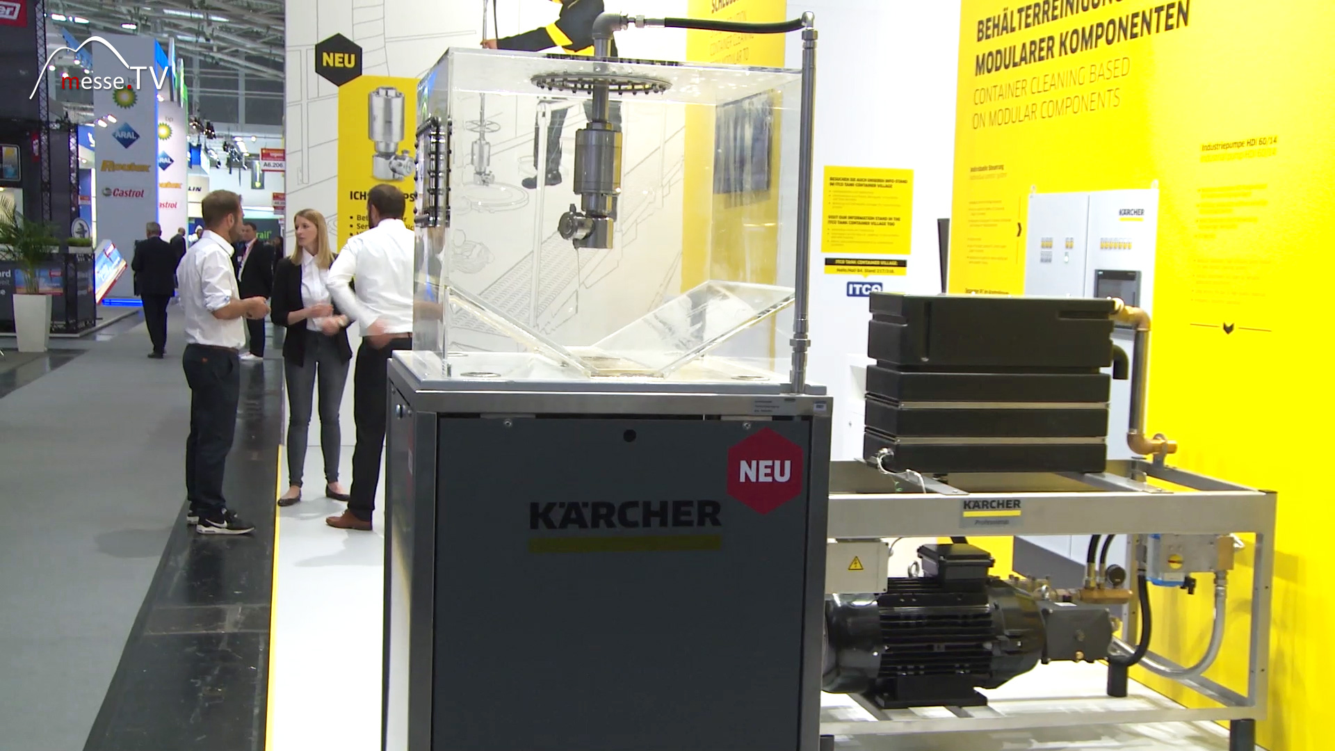 Kaercher new system inside tank cleaning