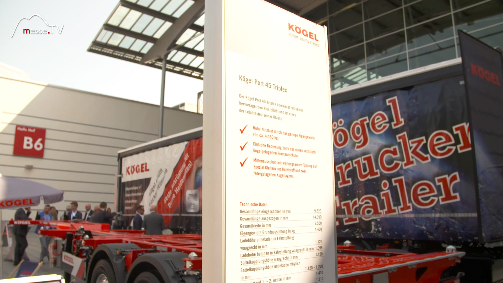 Koegel Trailer transport logistic 2019 Munich Trade Fair