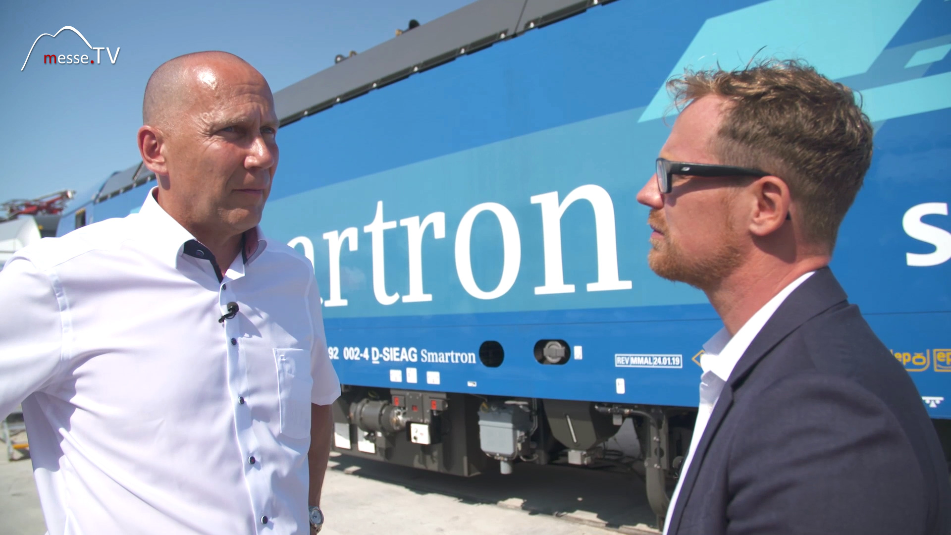 MesseTV Interview Siemens Smartron Locomotive for only 25 million Euros