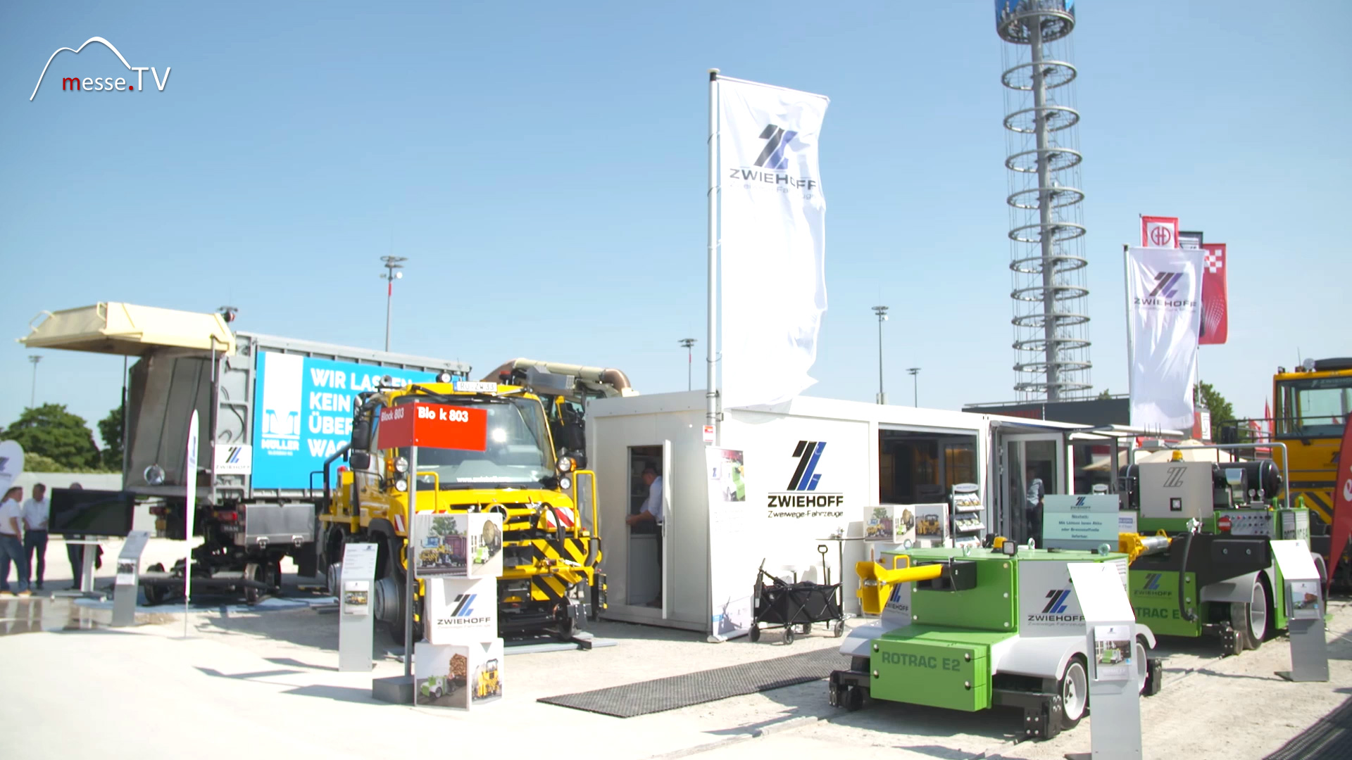 ZWIEHOFF fair stand transport logistic 2019 Munich Trade Fair