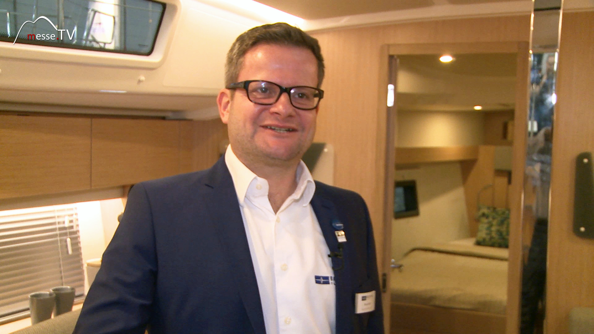 MesseTV interview Pascal Kuhn Bavaria Yachts boat