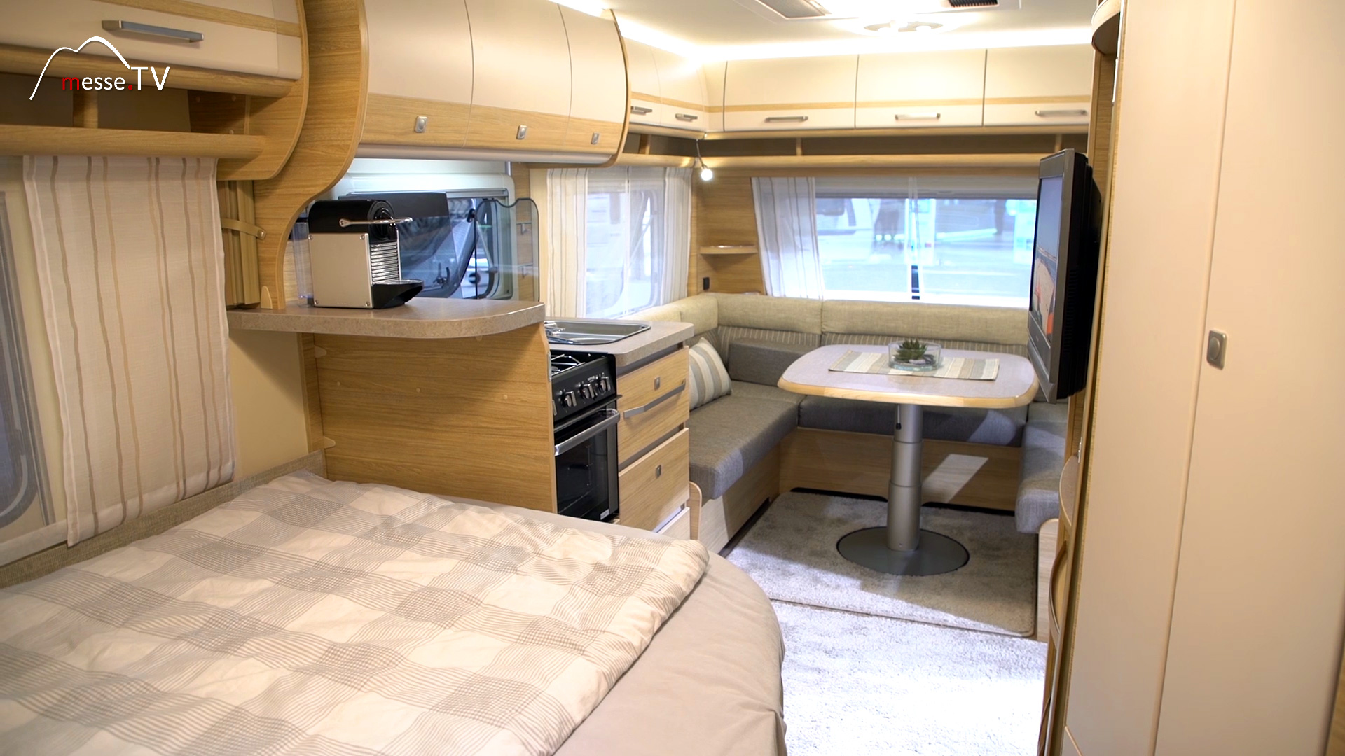 sleeping area caravan Bianco aktiv Fendt