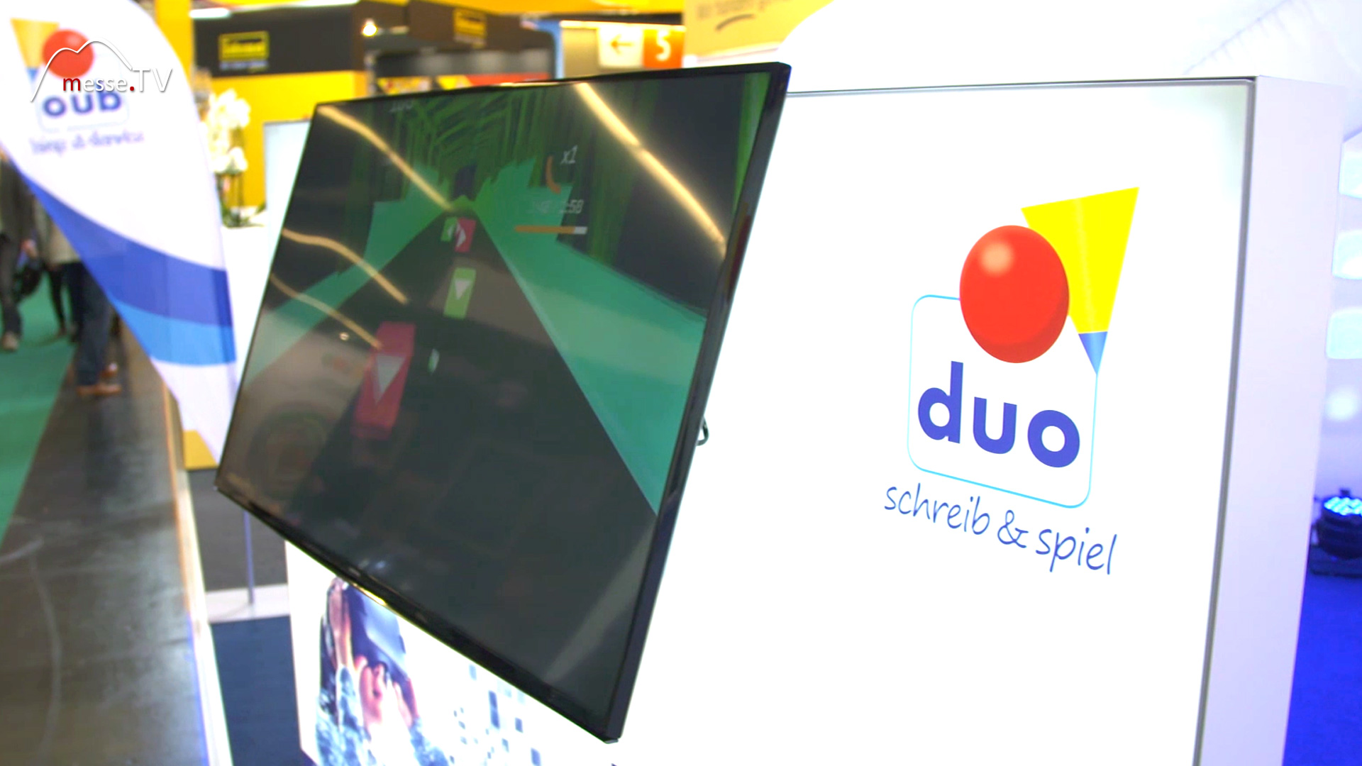 Trade fair appearance Duo Write and Play Game Spielwarenmesse Nuernberg