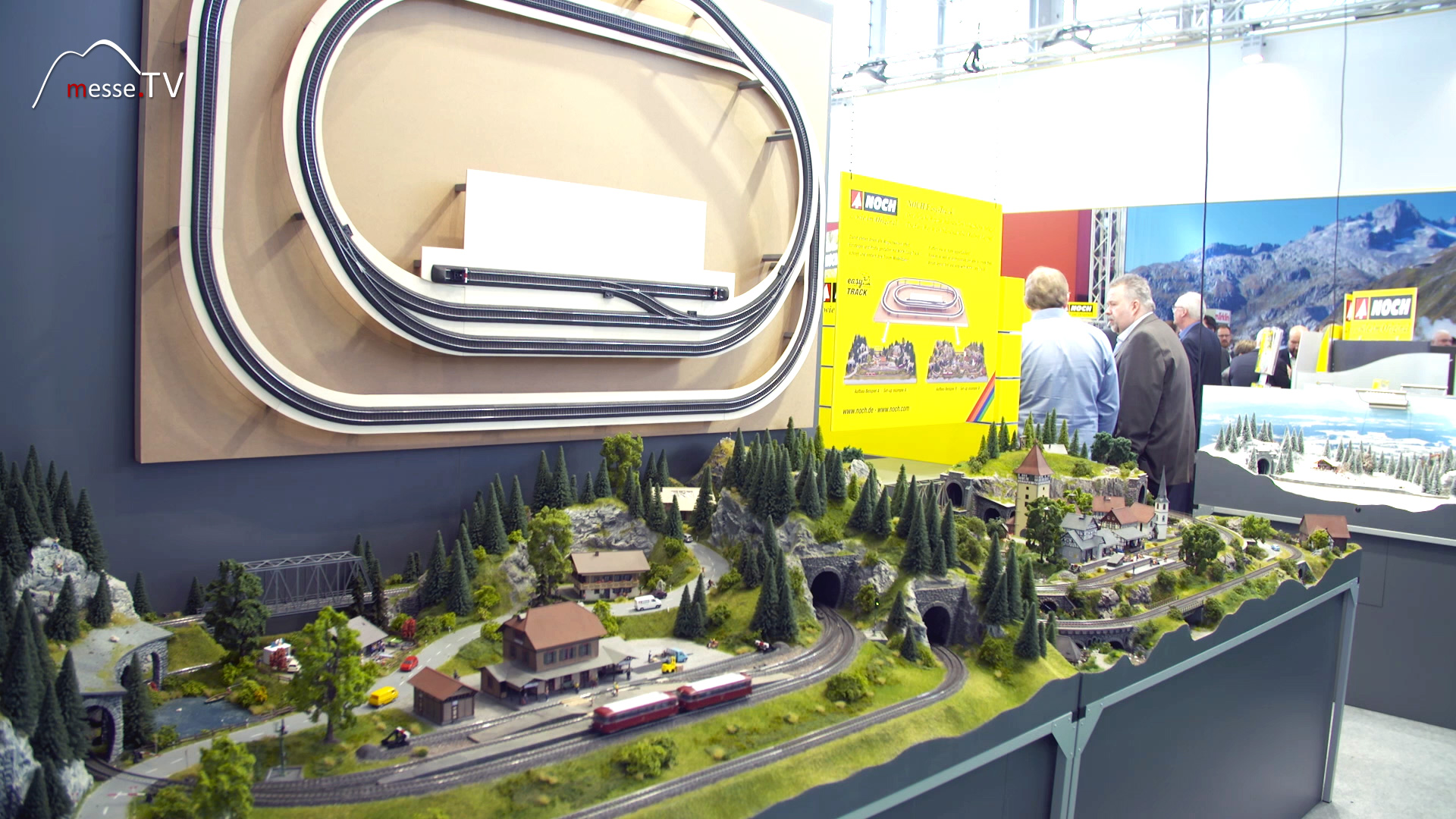 Trade fair appearance Noch model building authentic railroad world