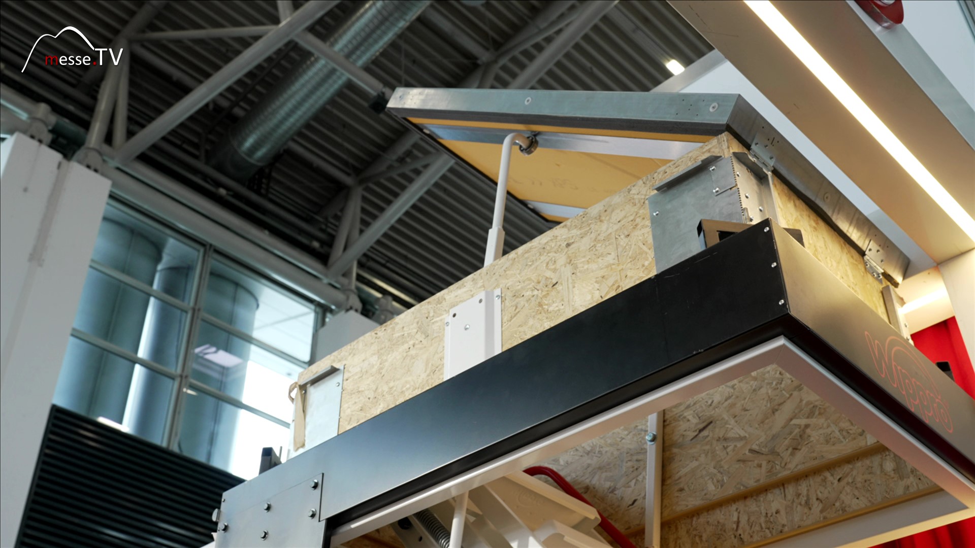 Attic stairs insulated