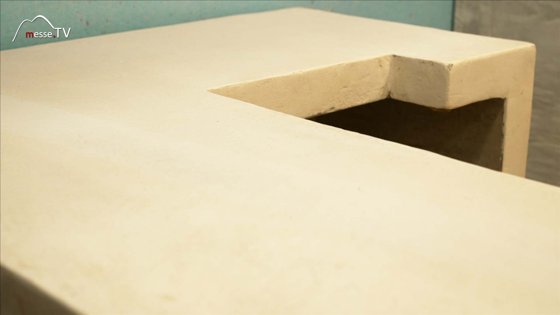 Furniture with stone plaster