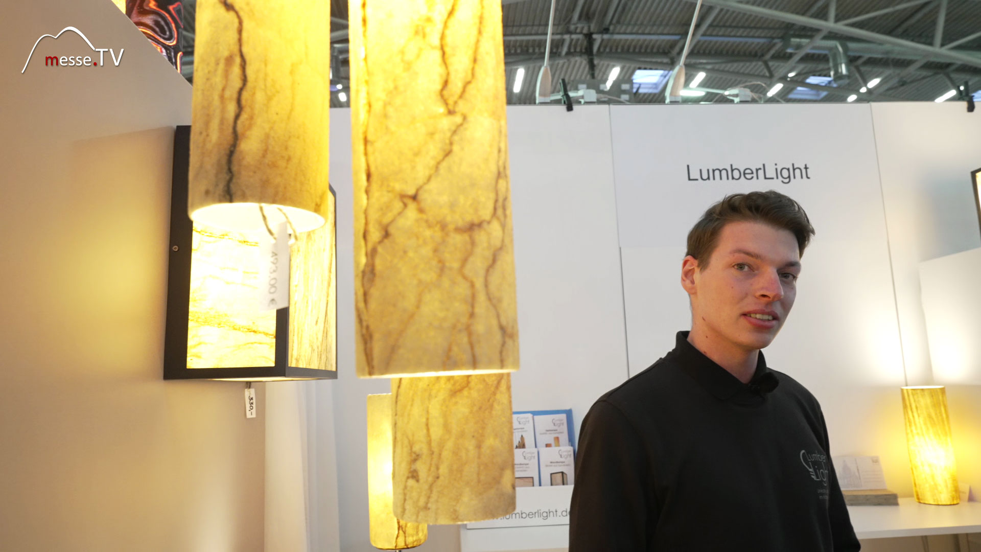 Hanging lamps from stone