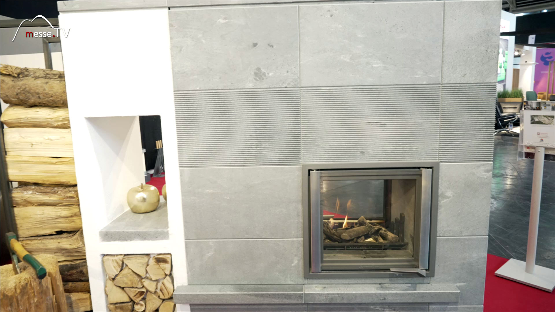 Heating with firewood stove